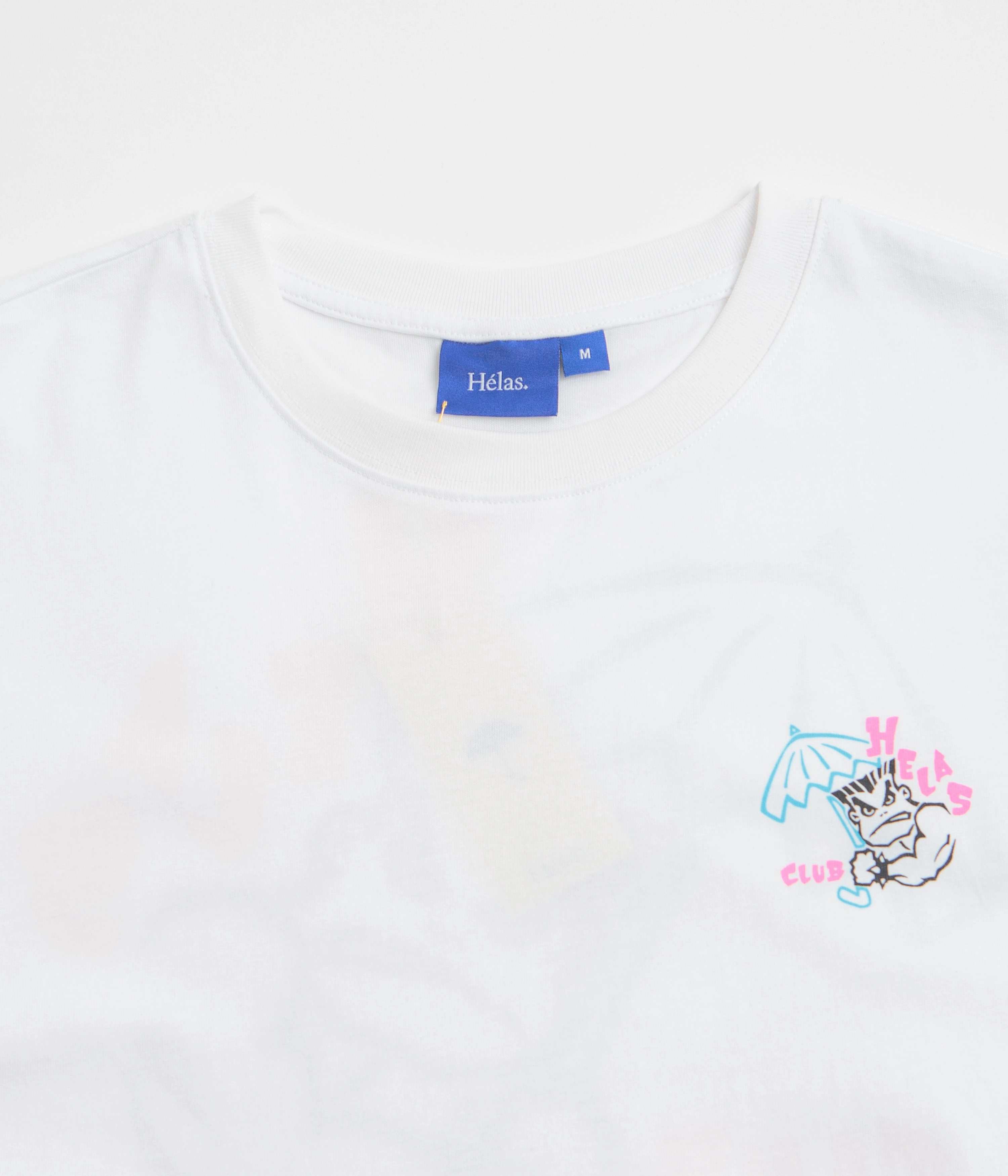 Loose Fit Regular fit normality Helas Bad T-Shirt - White