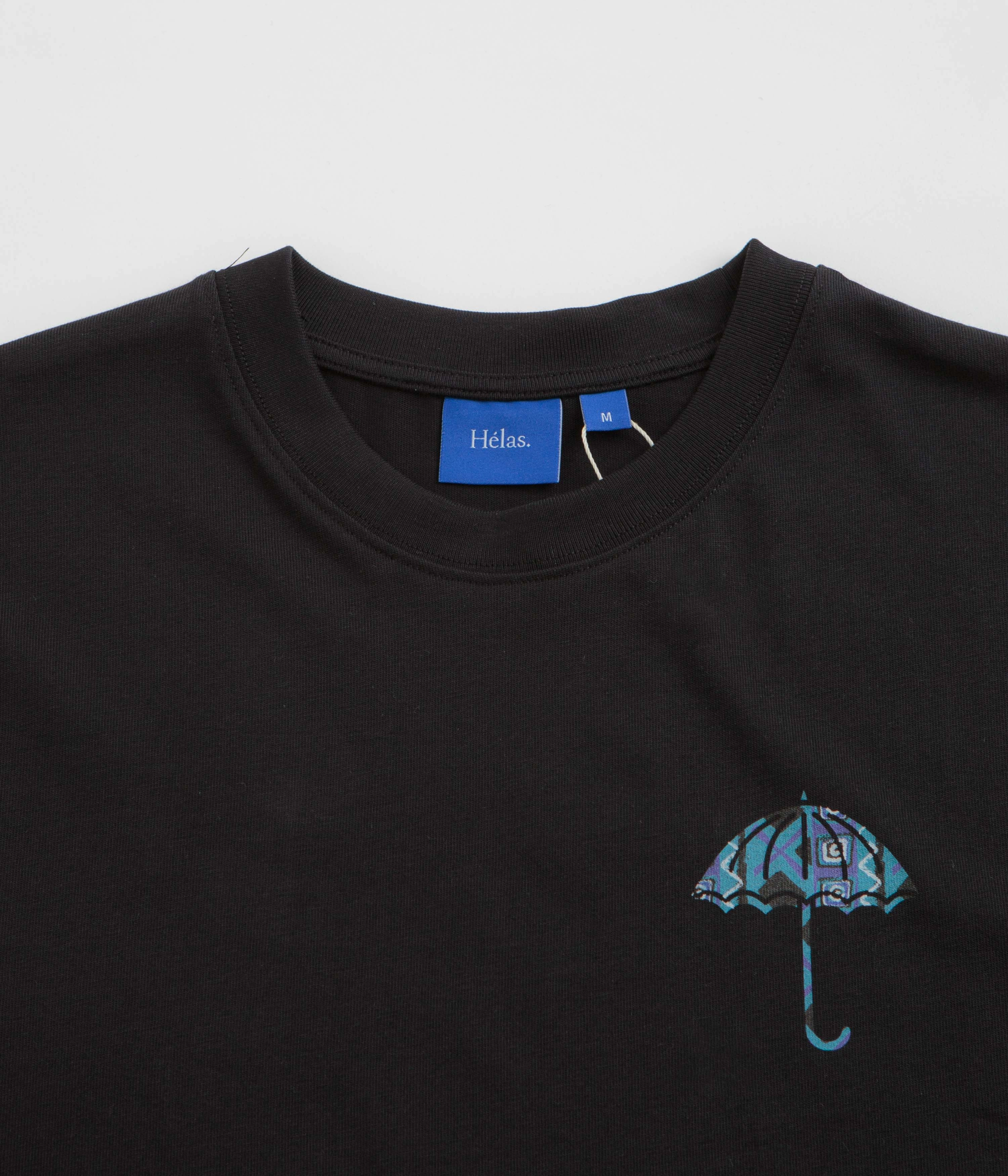 Helas Brush T-Shirt - Black Gym workout Breathable and Comfortable