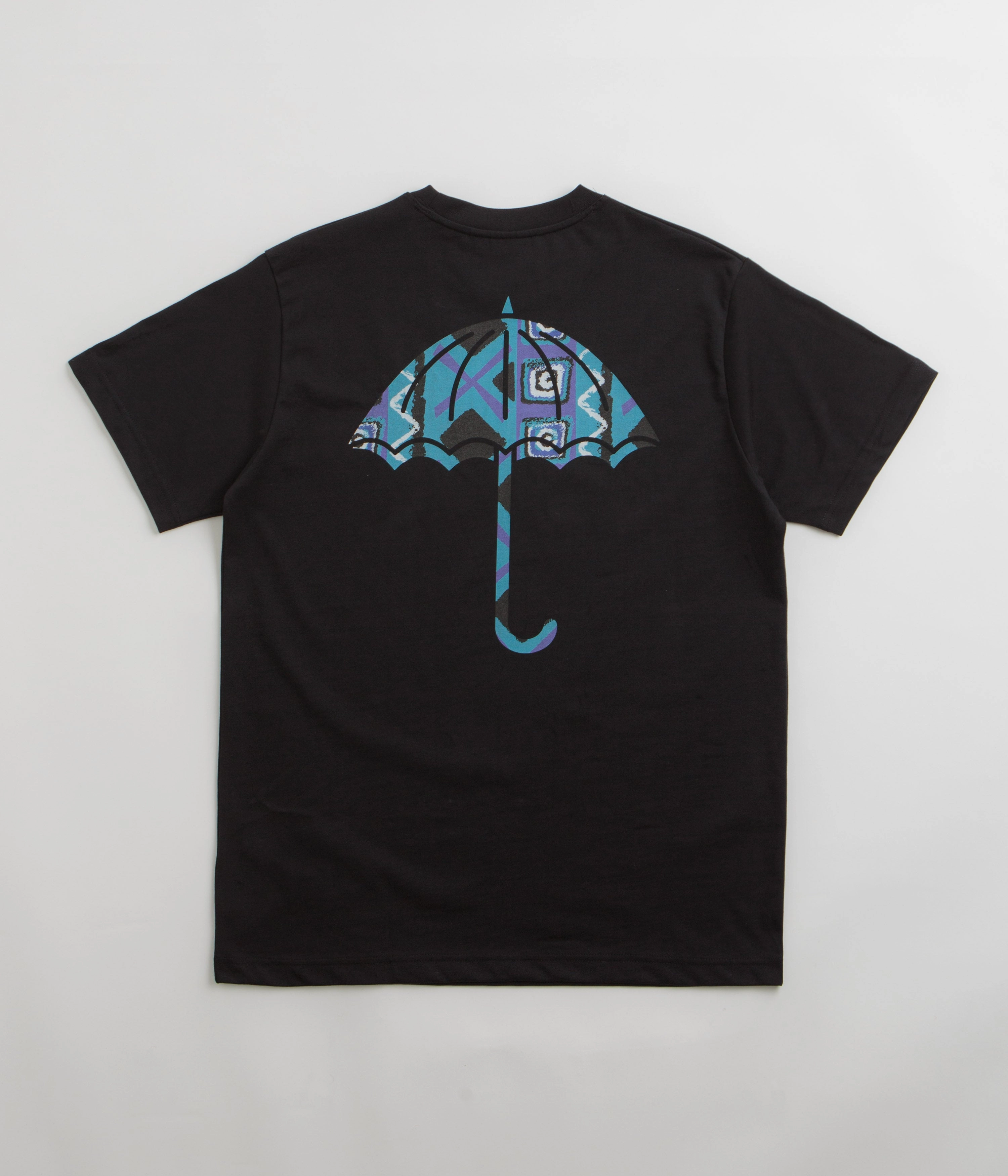 Helas Brush T-Shirt - Black Organic Cotton Construction adults'