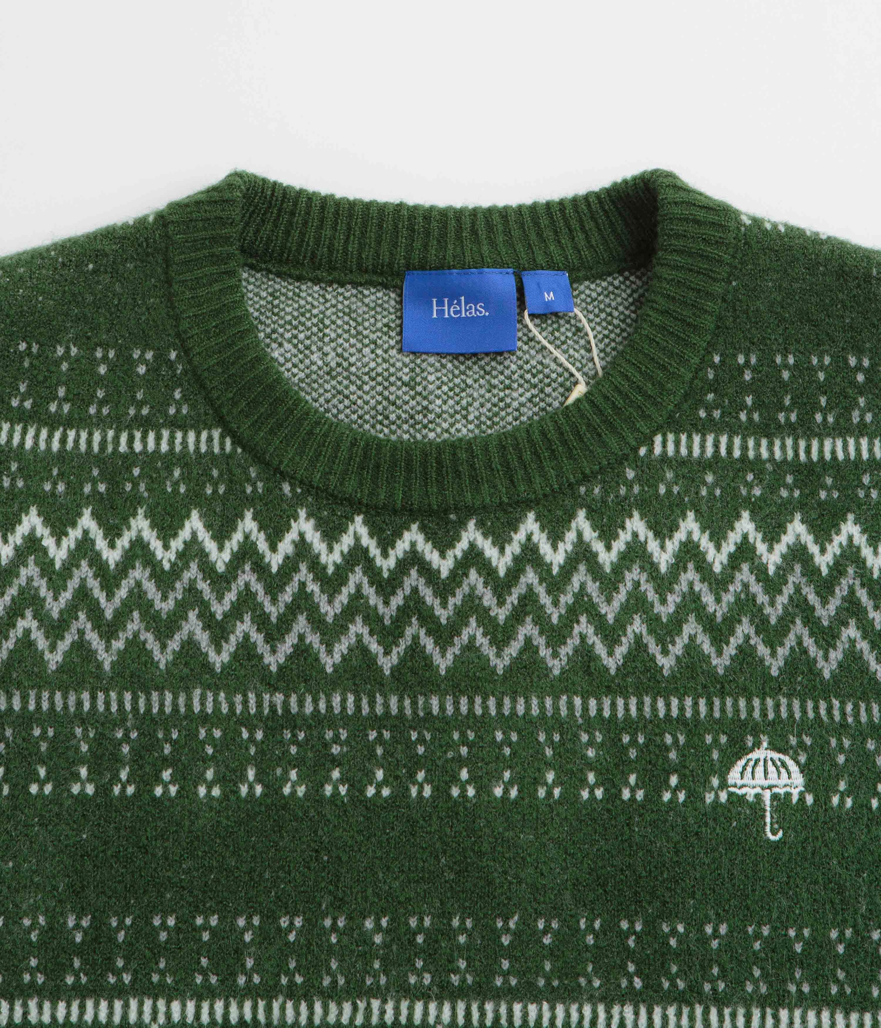 Affordable Helas Chalet Crewneck Sweatshirt - Green