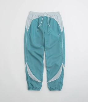 ResilientElasticBand Durable Hem Helas Compete Tracksuit Pants - Grey / Blue