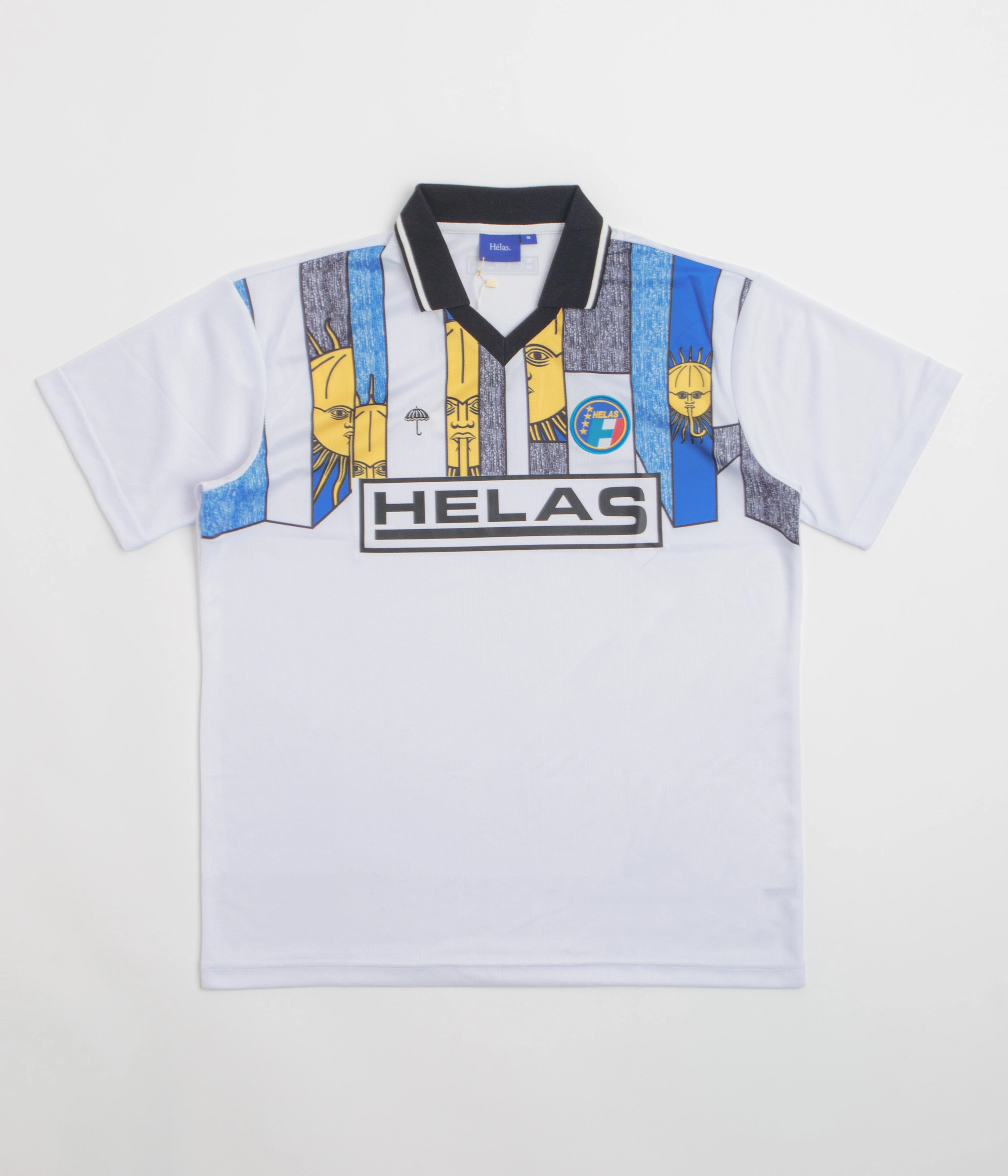 Helas International Polo Shirt - White Mesh Insert