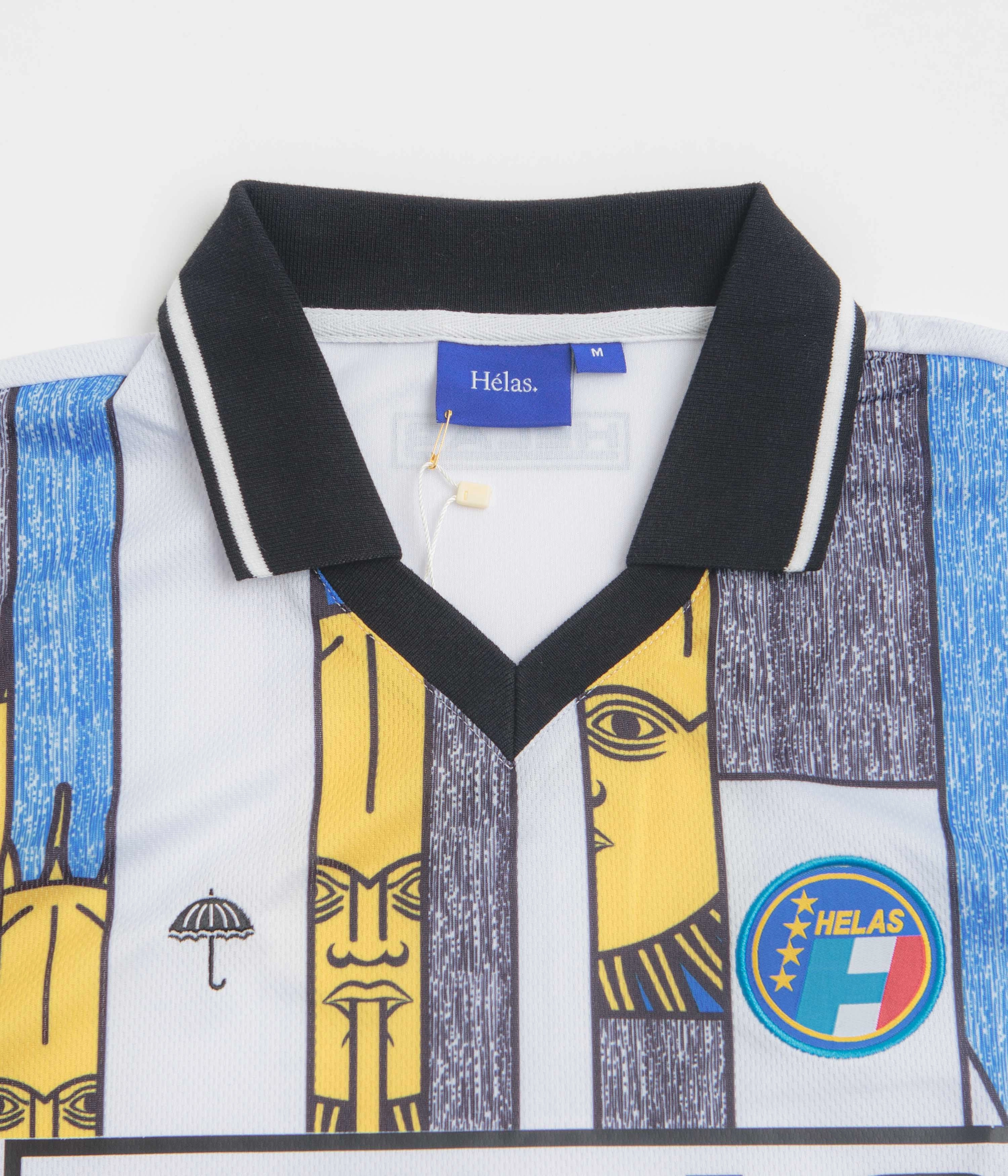 Fitted Cut Helas International Polo Shirt - White