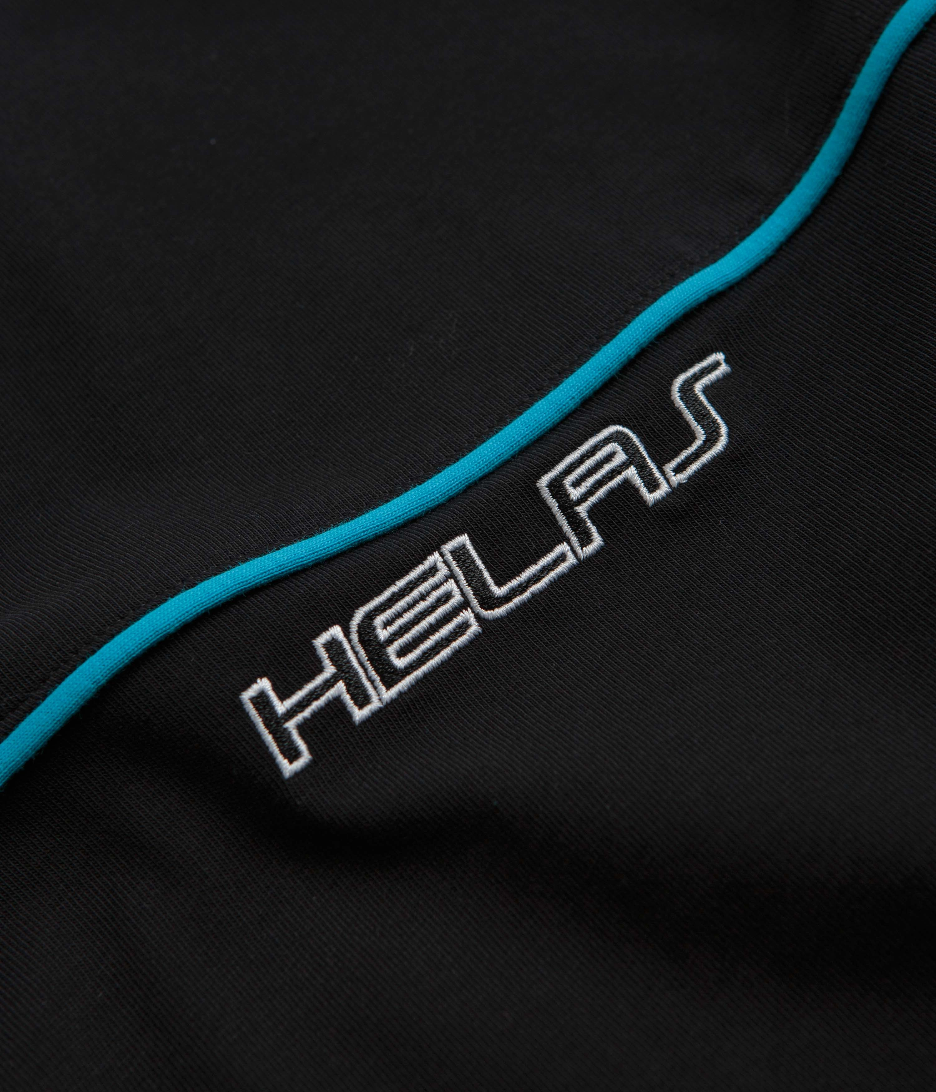 Helas Line Long Sleeve T-Shirt - Black short sleeved Breathable wear