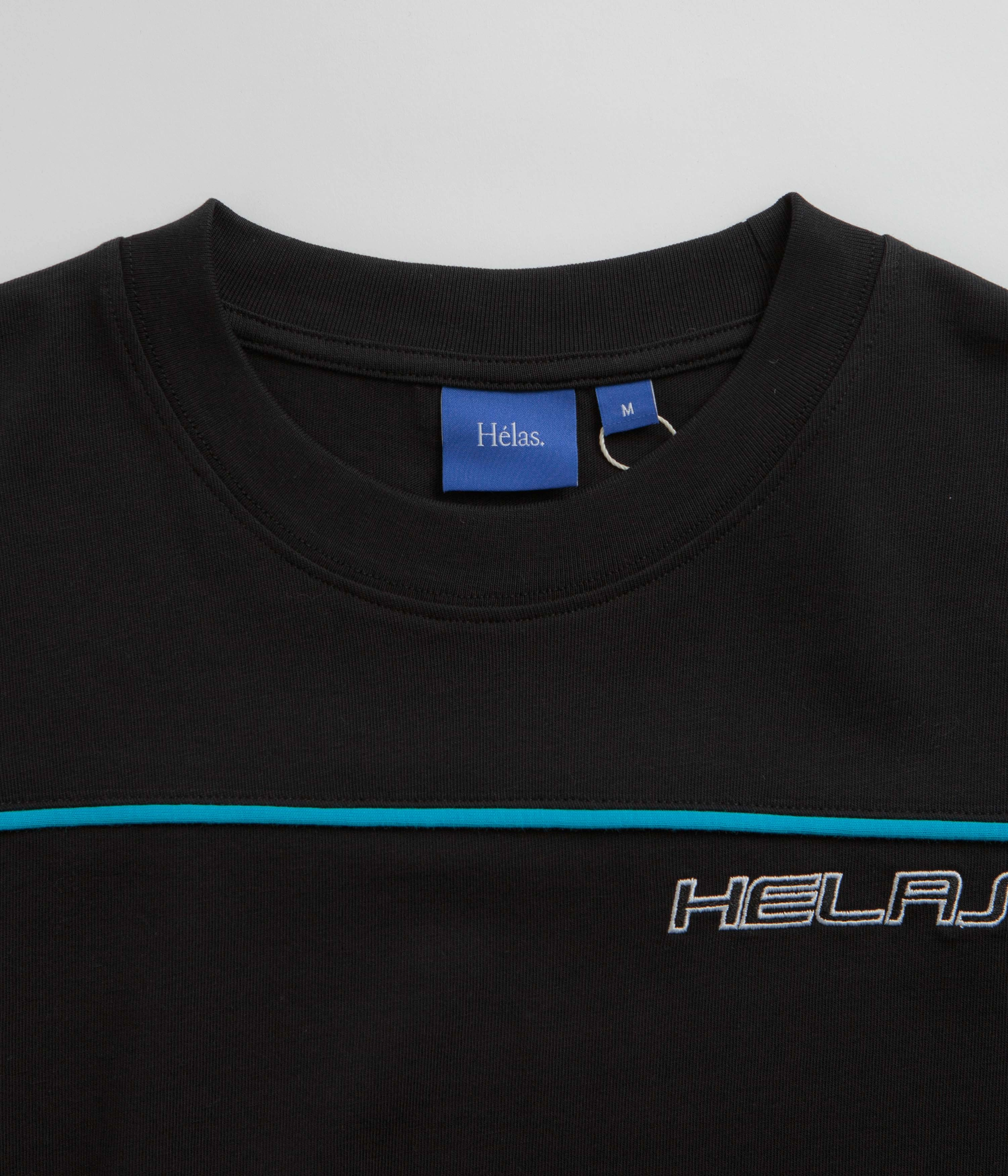 Helas Line Long Sleeve T-Shirt - Black Summer Comfort Trendy Comfort