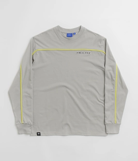 Airflow Ventilation Design Helas Line Long Sleeve T-Shirt - Grey