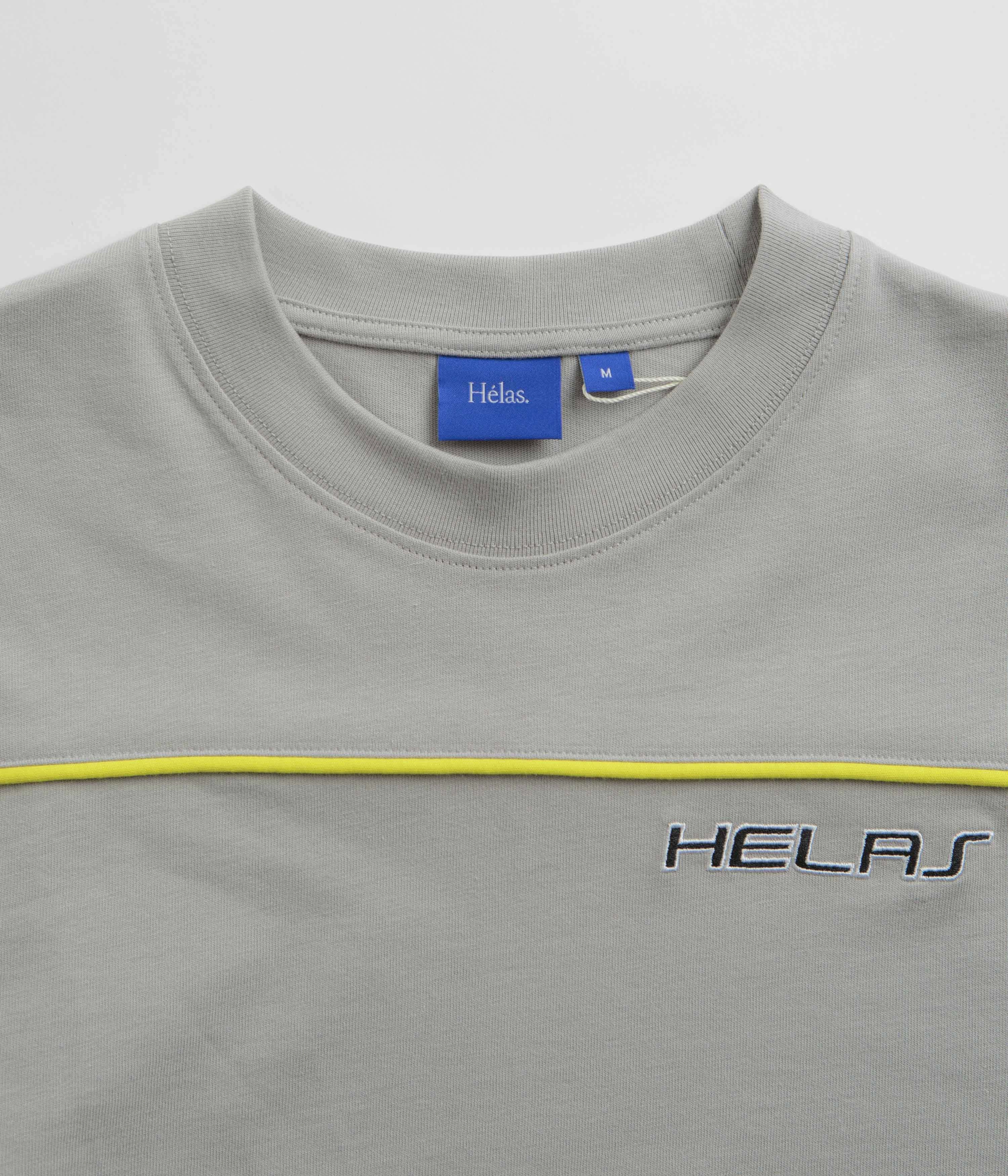 Helas Line Long Sleeve T-Shirt - Grey Fashionable Option