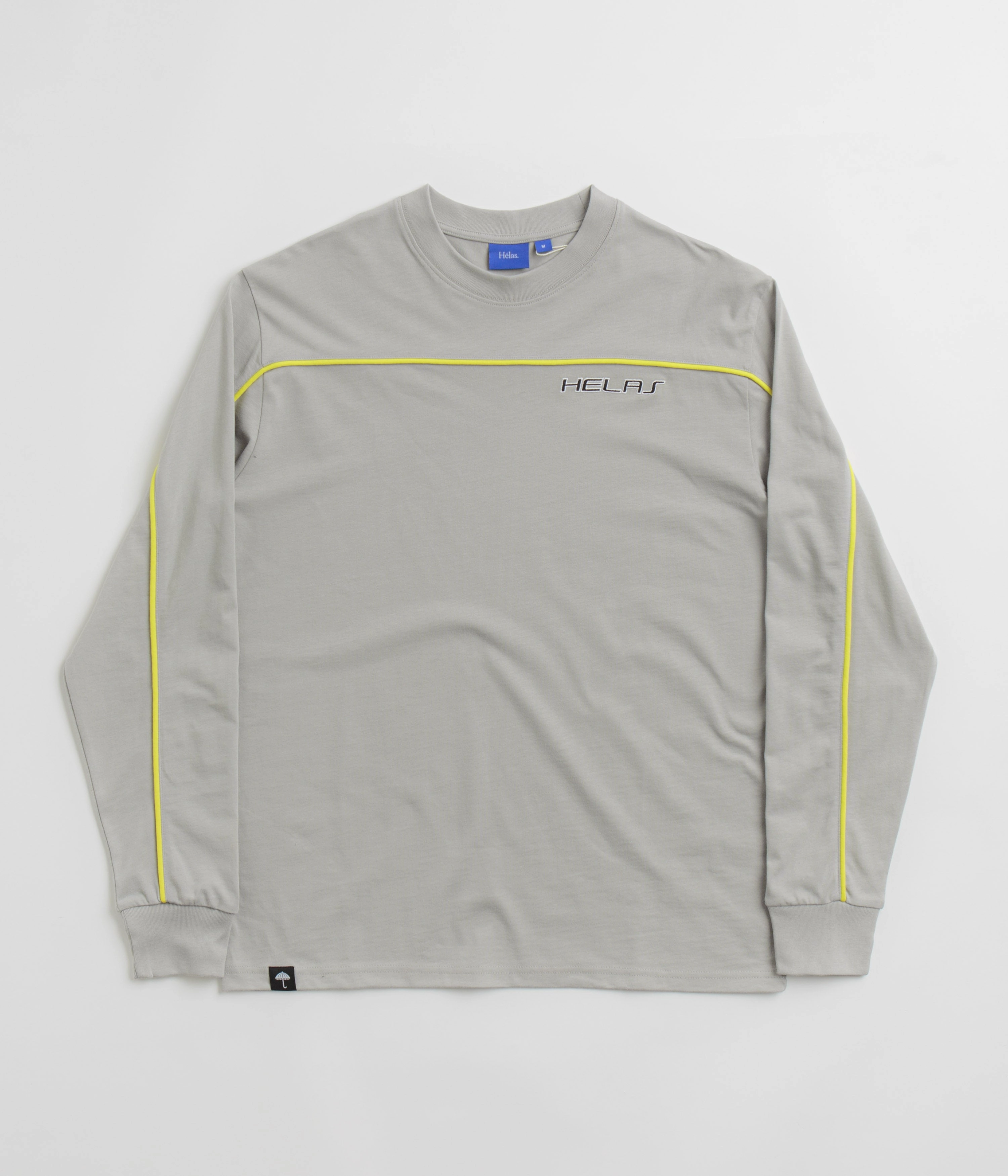 Airflow Ventilation Design Helas Line Long Sleeve T-Shirt - Grey