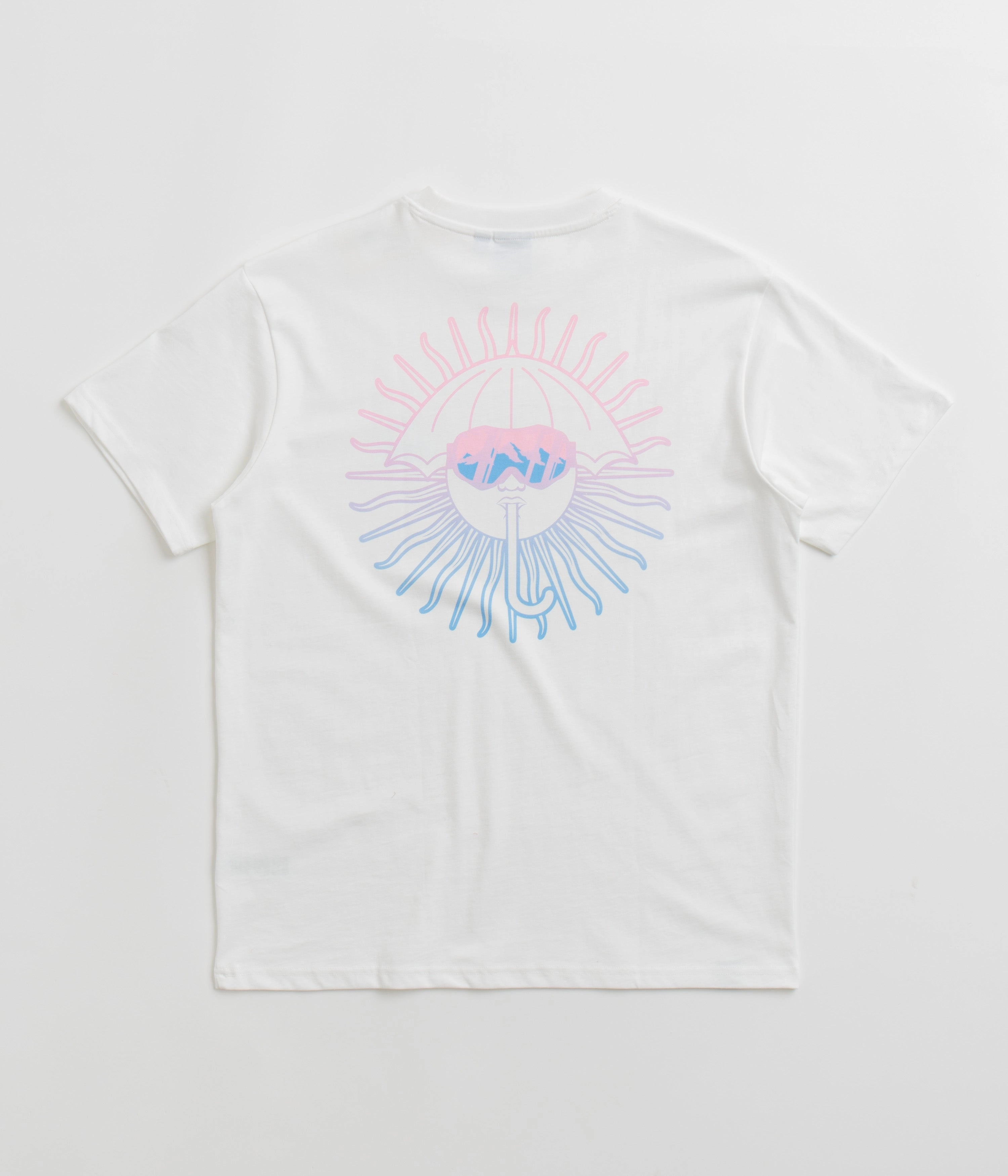 Helas Mask T-Shirt - White Simple Wear Brushed Interior Lining
