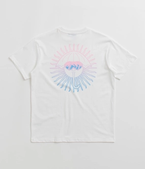 Helas Mask T-Shirt - White Simple Wear Brushed Interior Lining