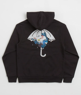 Helas Mighty Hoodie - Black Brushed Interior