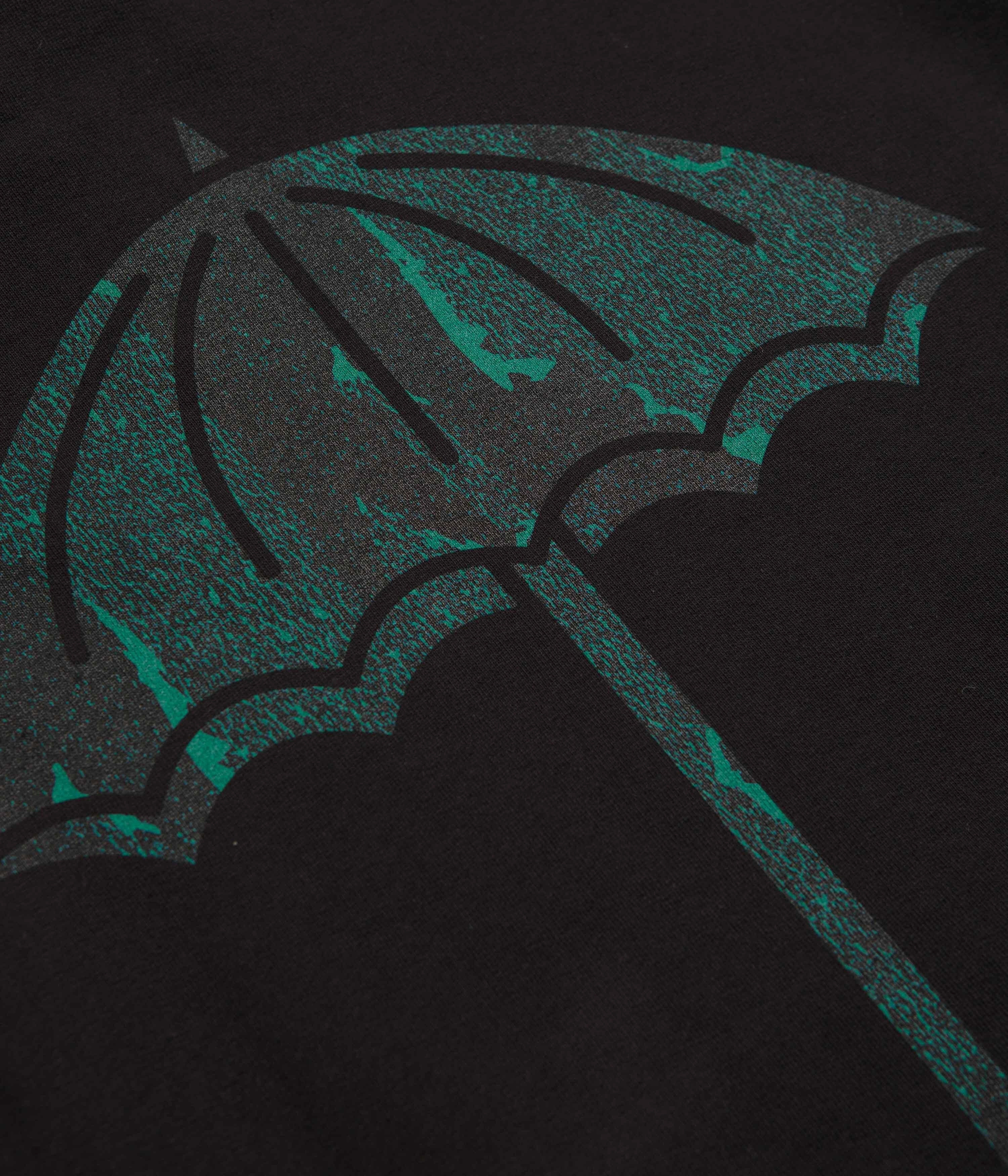 spandex blend Helas Splash Hoodie - Black