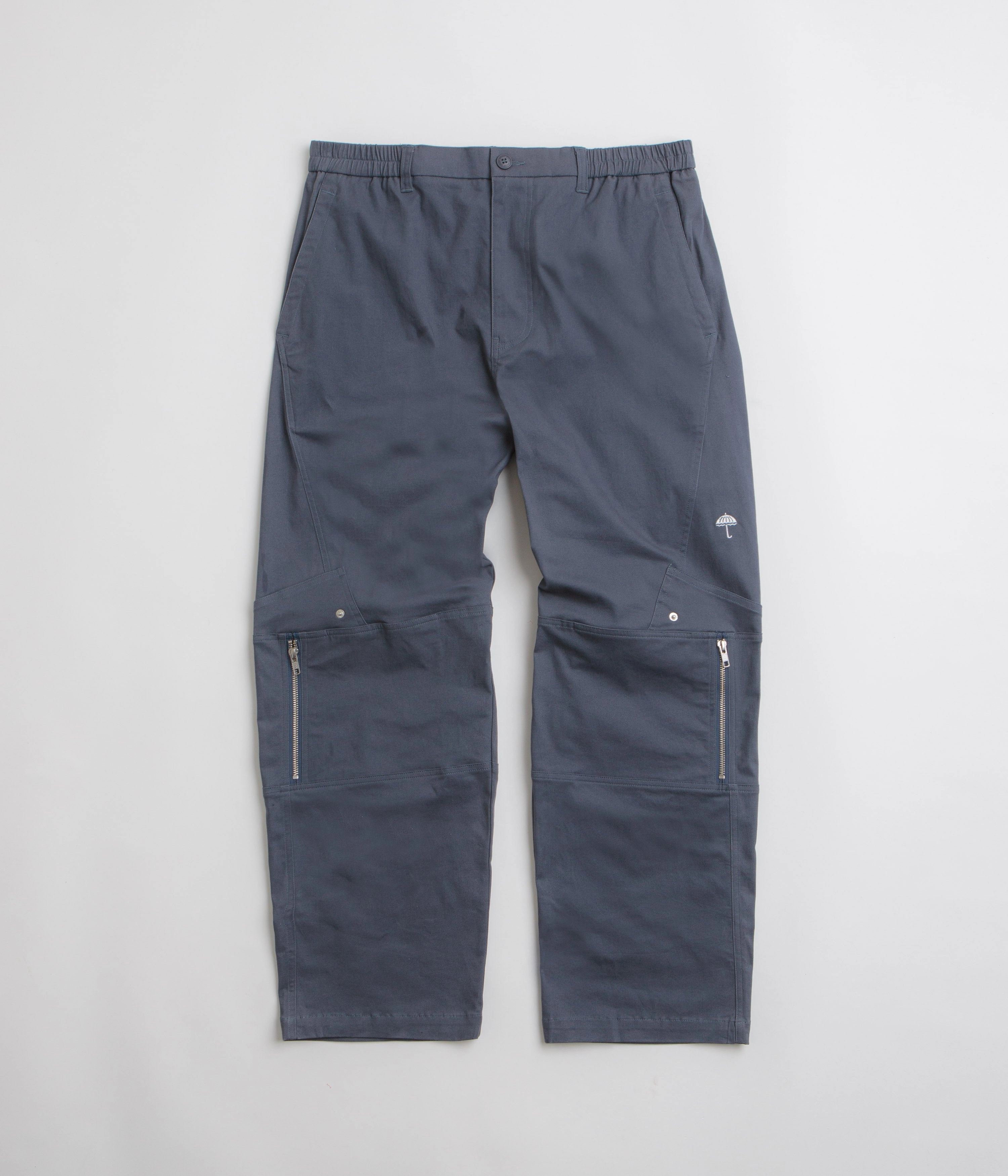Comfort Cushioning Helas Station Utility Pants - Grey Blue