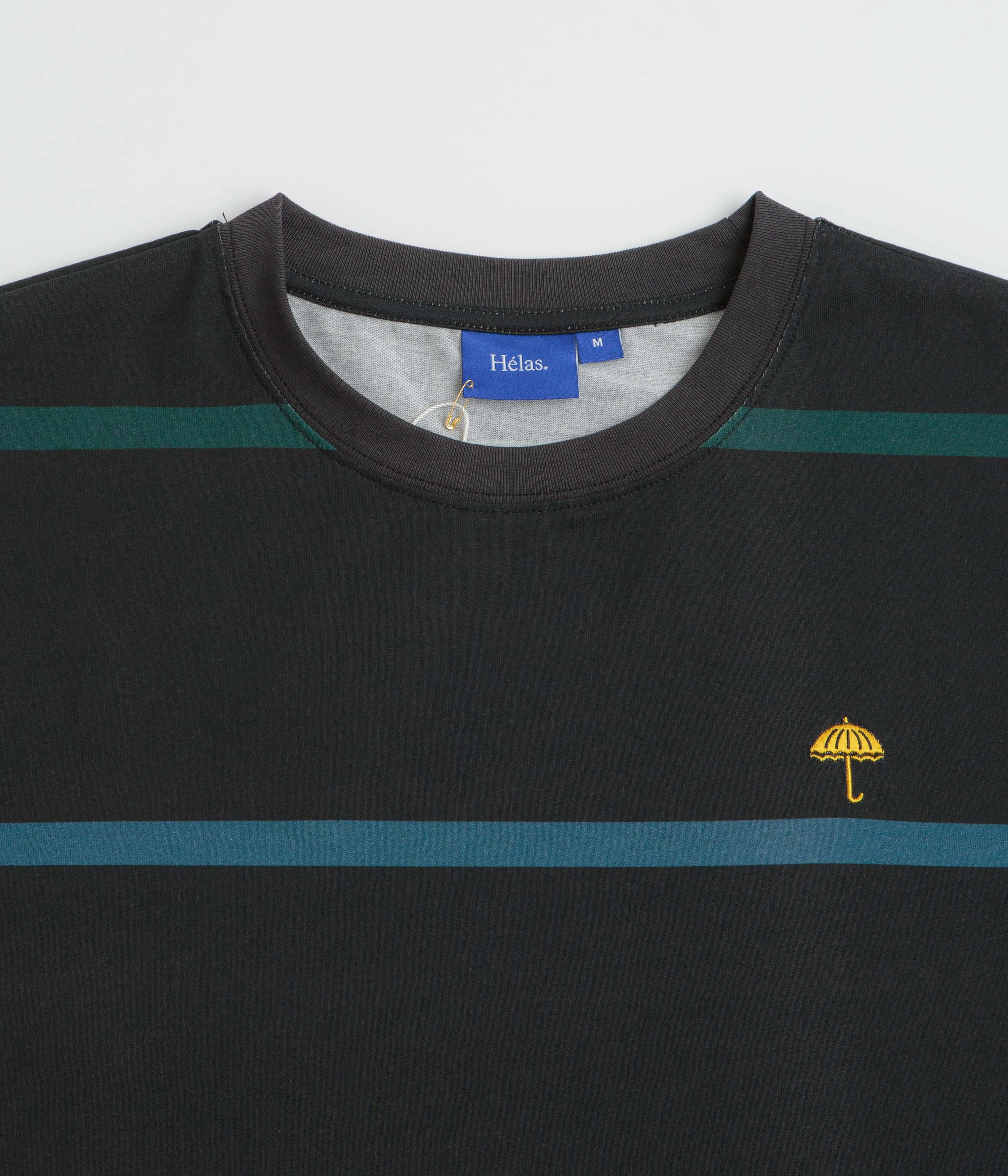 Sporty Layer Helas Trait T-Shirt - Black