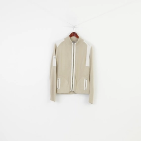 product surfing suitable balance Helly Hansen Men M Sweater Beige Sport Full Zipper Beige Acrylic Wool Outdoor Top