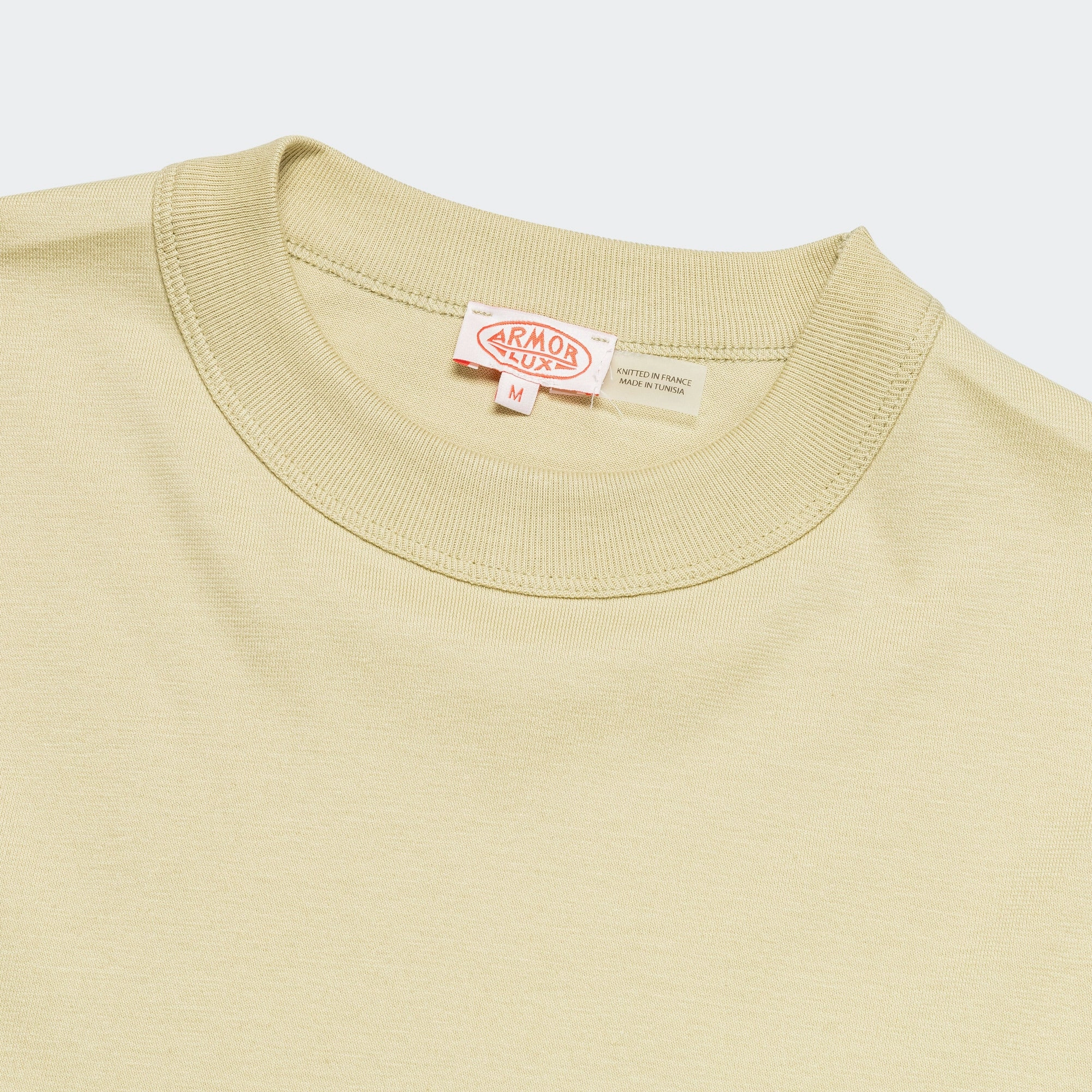 Heritage T-Shirt - Pale Olive Anti Static Treatment Relaxed Comfort