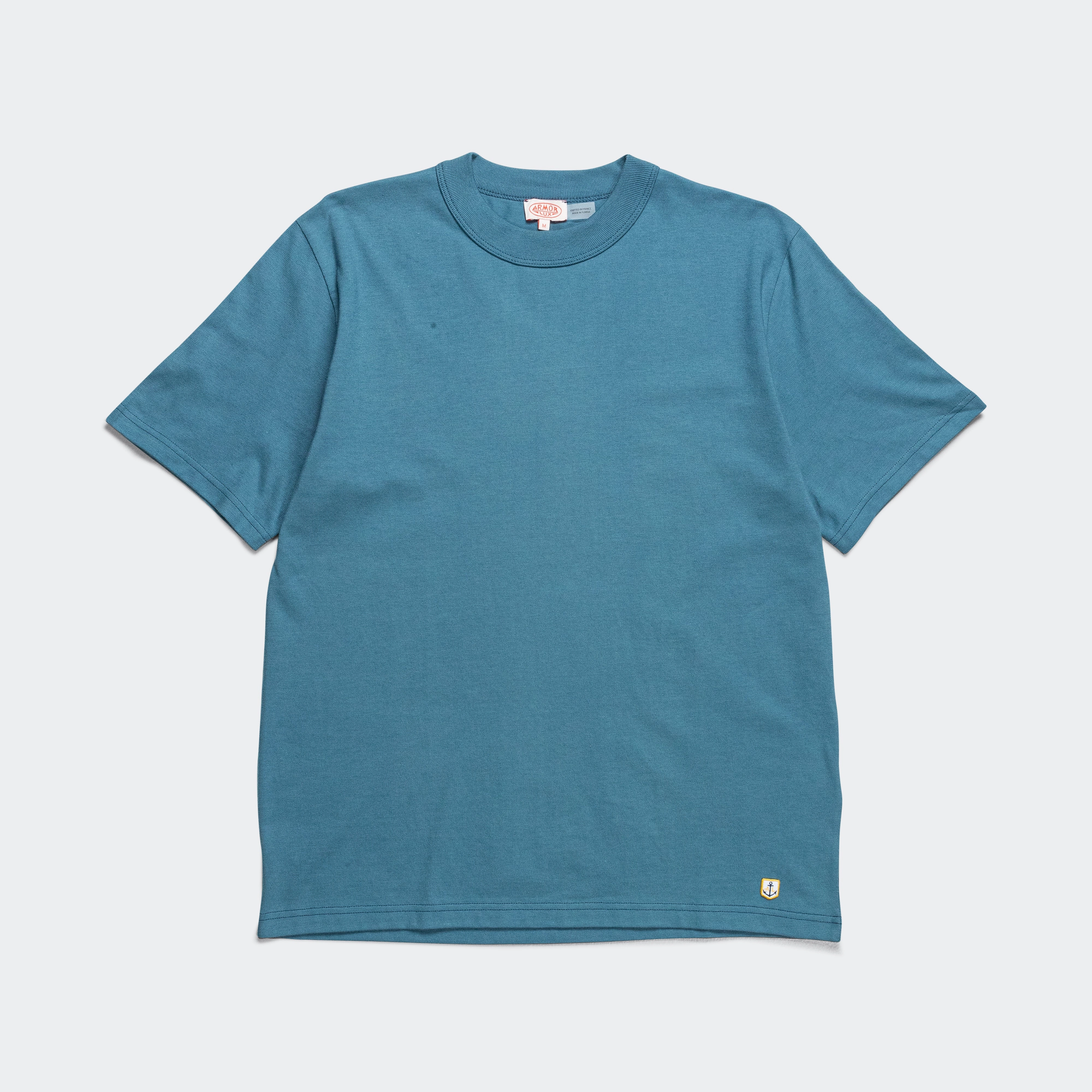 Functional Side Gussets Cozy Layering Heritage T-Shirt - Winter Blue