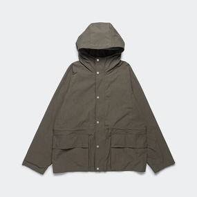 Herluf Tech Poplin Jacket - Ivy Green No Static Refined Casual