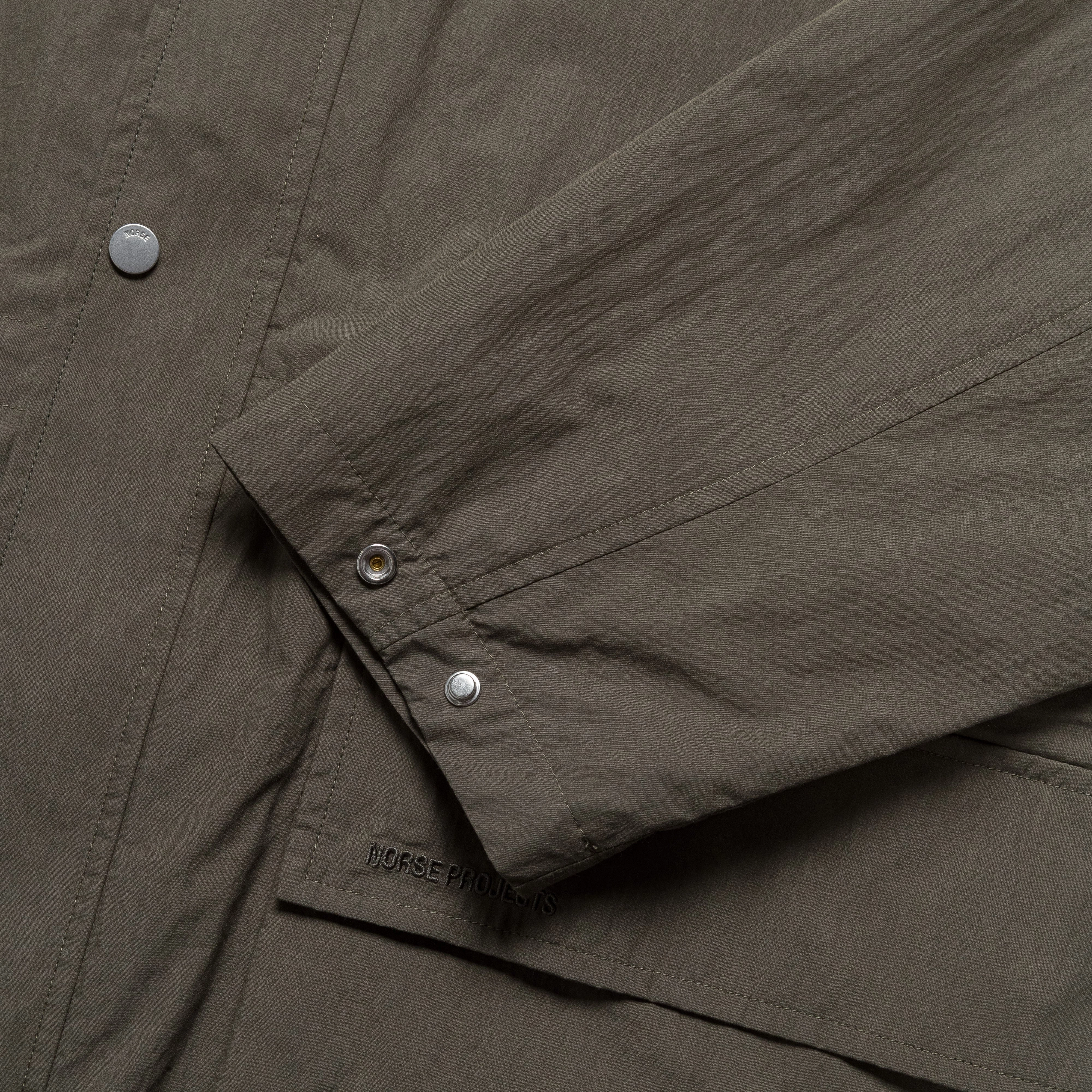 Daily Commute Wear Herluf Tech Poplin Jacket - Ivy Green
