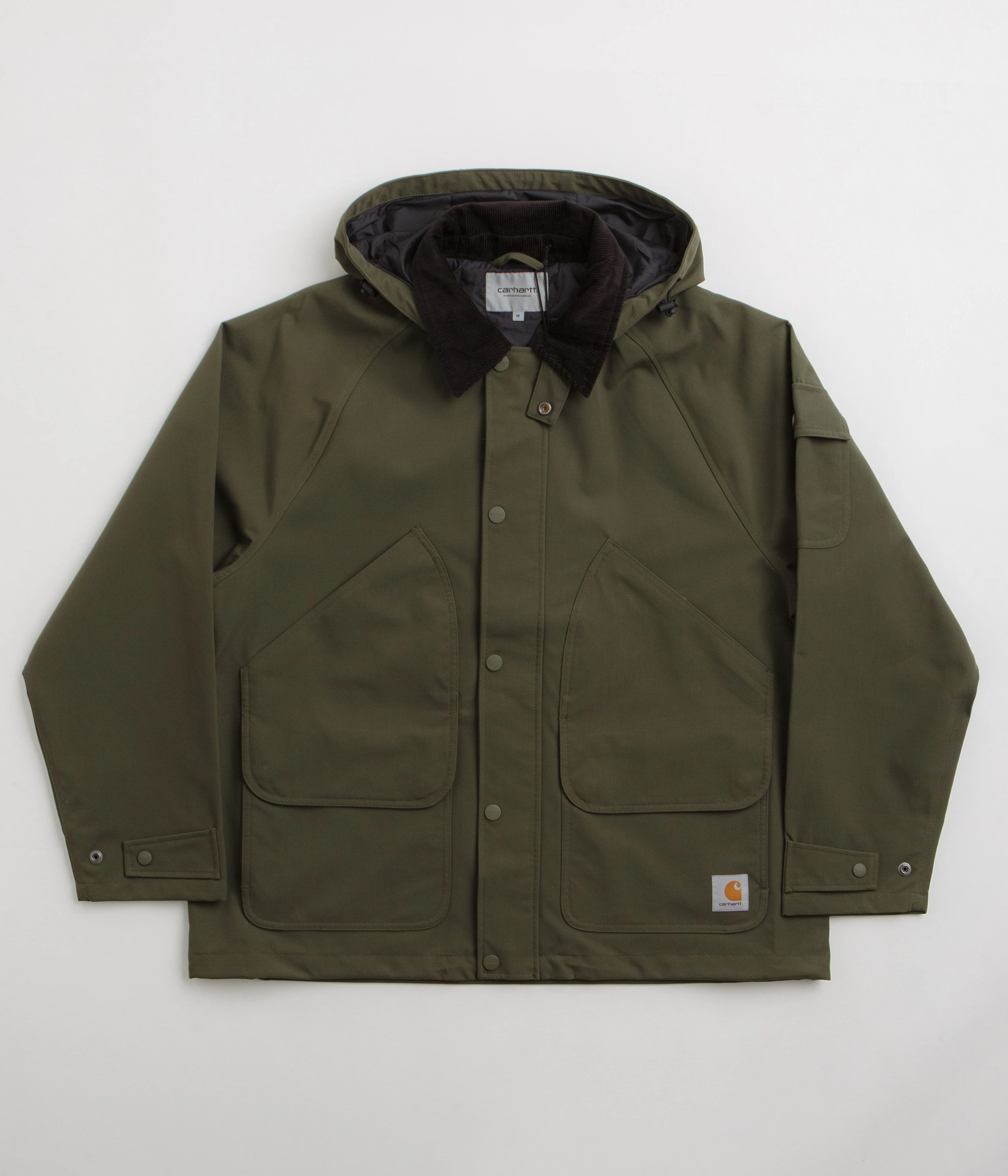 See Winter Outer Layer Carhartt Clarton Jacket - Office Green / Black