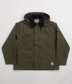 See Winter Outer Layer Carhartt Clarton Jacket - Office Green / Black