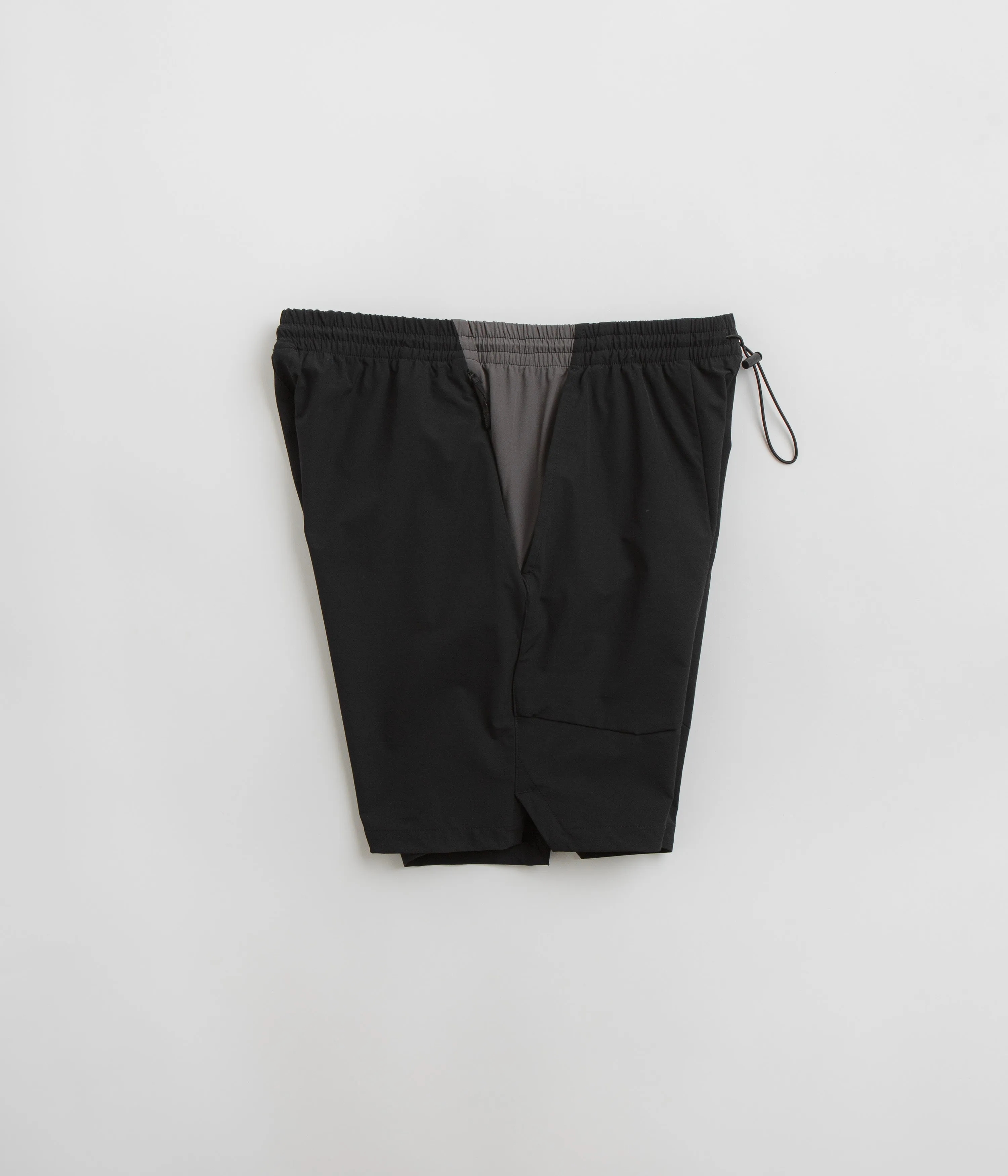 Lightweight Weave Purple Mountain Observatory Blocked Climbing Shorts - Black