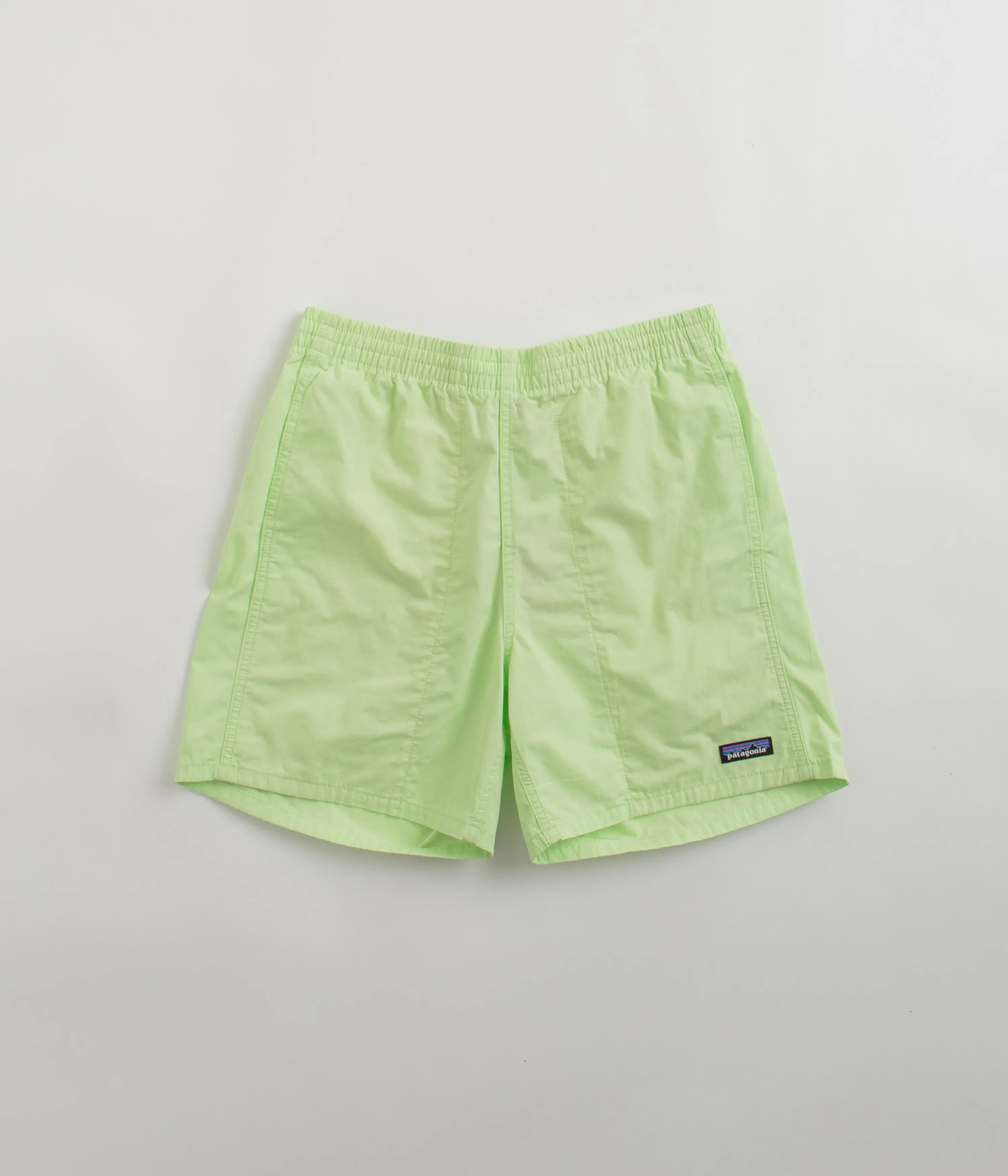 Patagonia Funhoggers Shorts - Salamander Green Multi Panel Cut