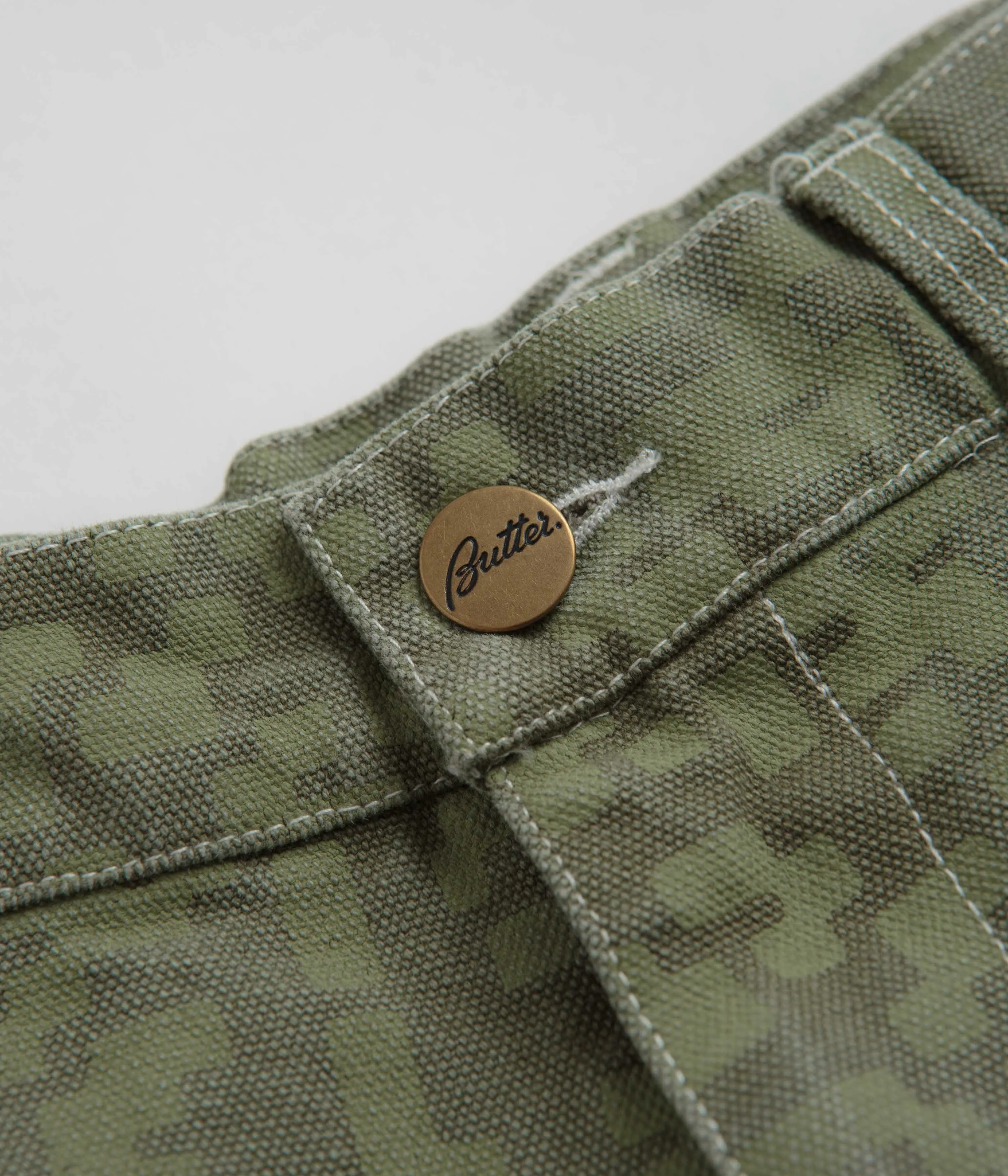 Warm Days Butter Goods Work Shorts - Army