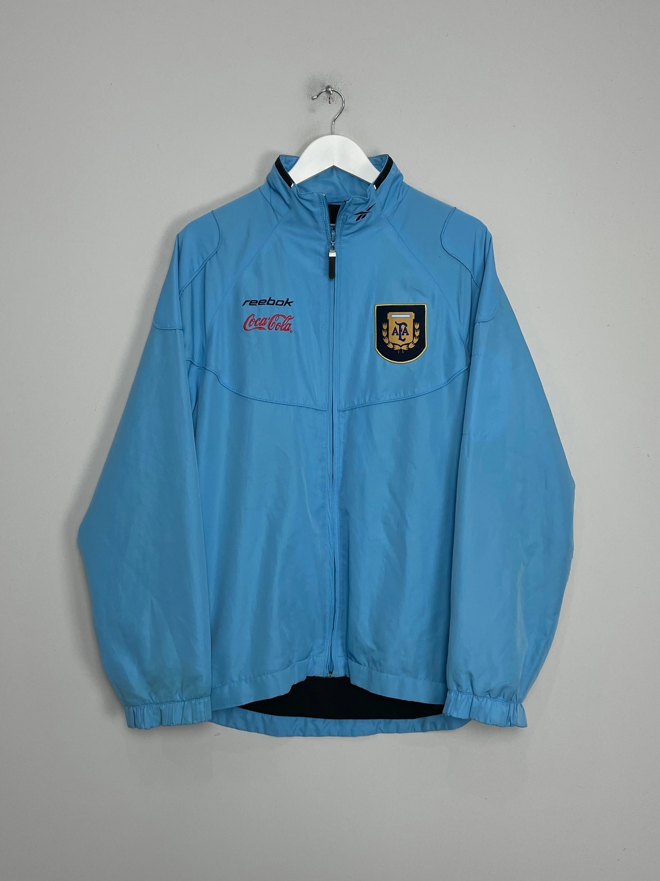 1999/00 ARGENTINA TRACK JACKET (M) REEBOK viscose badminton