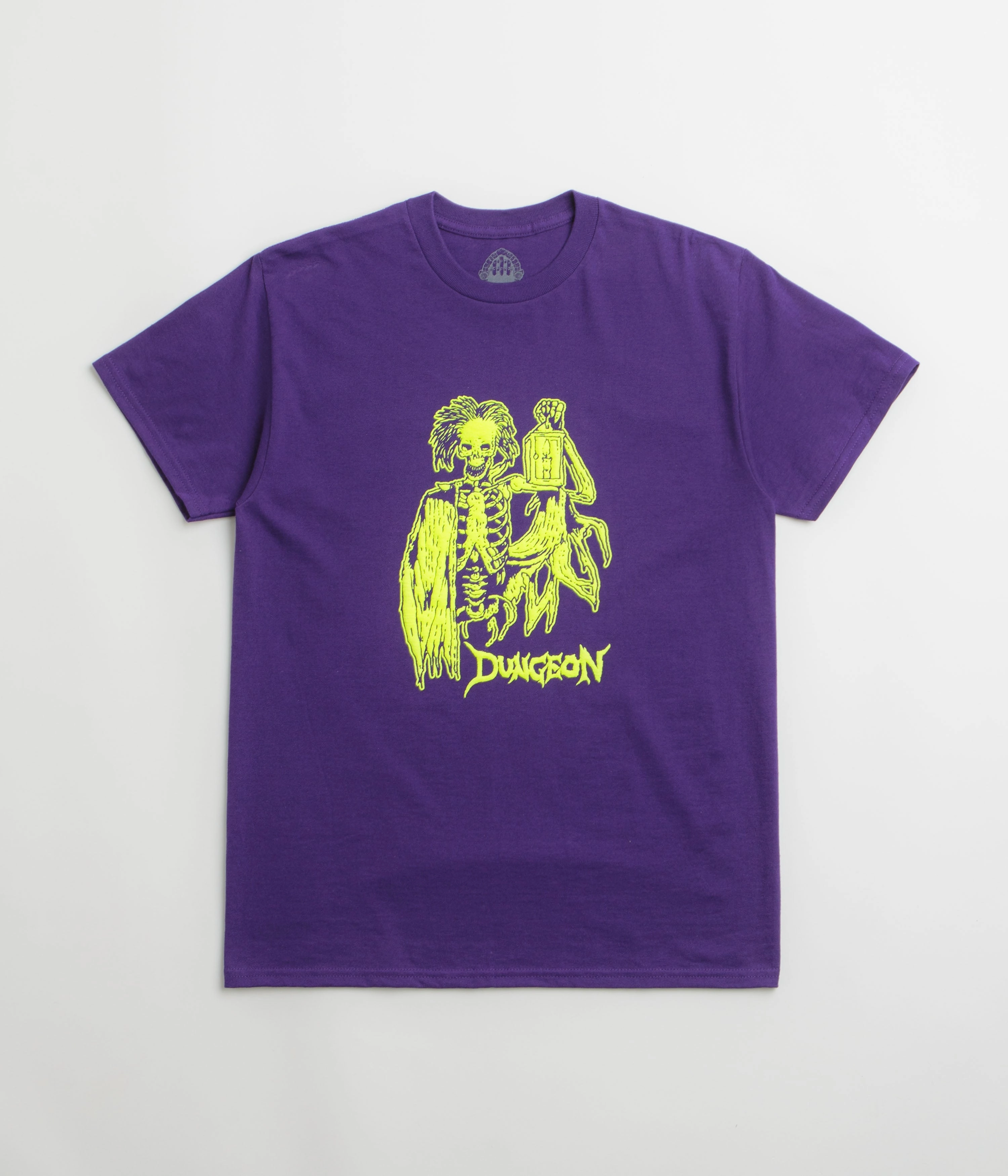 Dungeon Lights Out T-Shirt - Purple Active Trend Look Dimensional Stability Weave