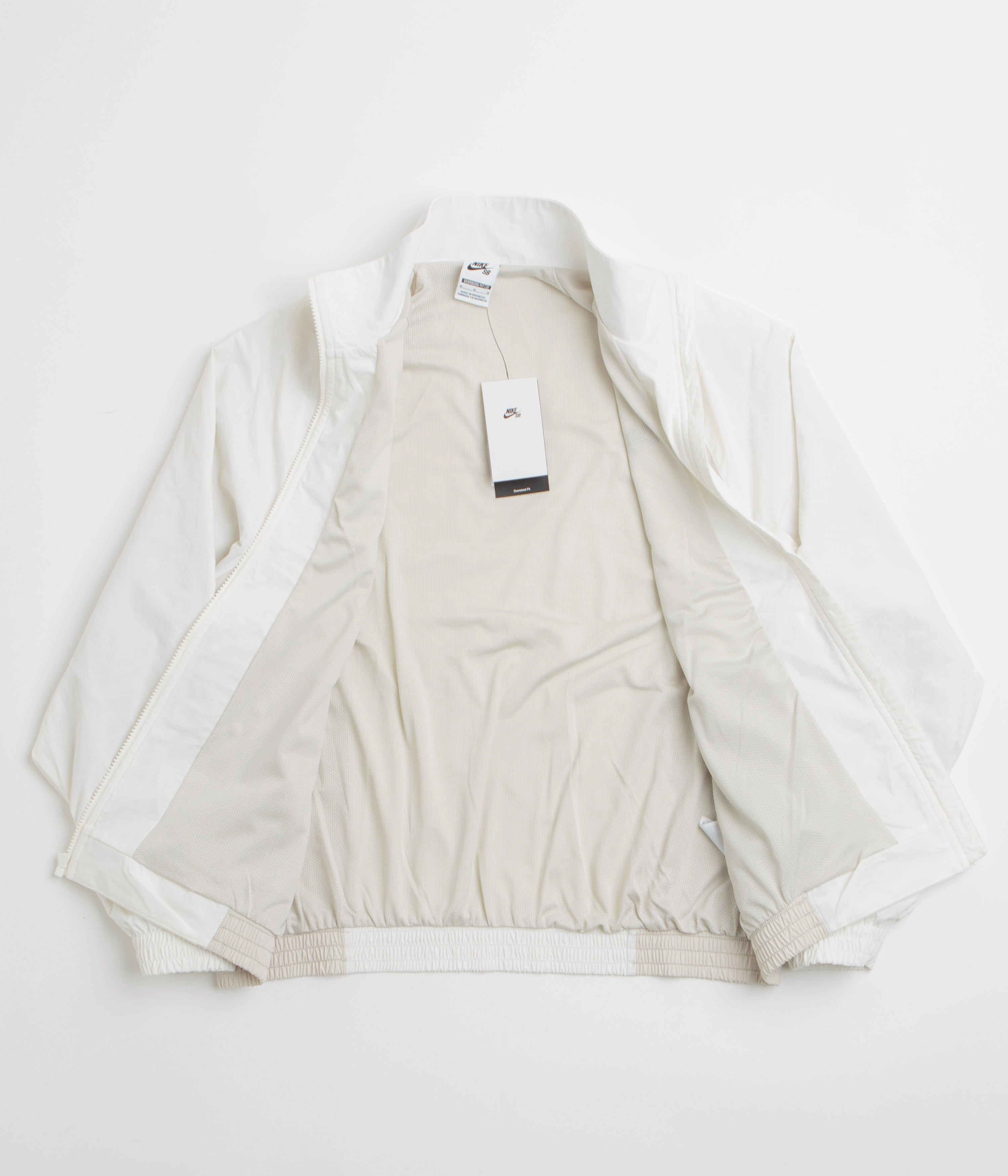 Surf Guard Nike SB Full Zip Woven Jacket - Sail / Light Bone / Black
