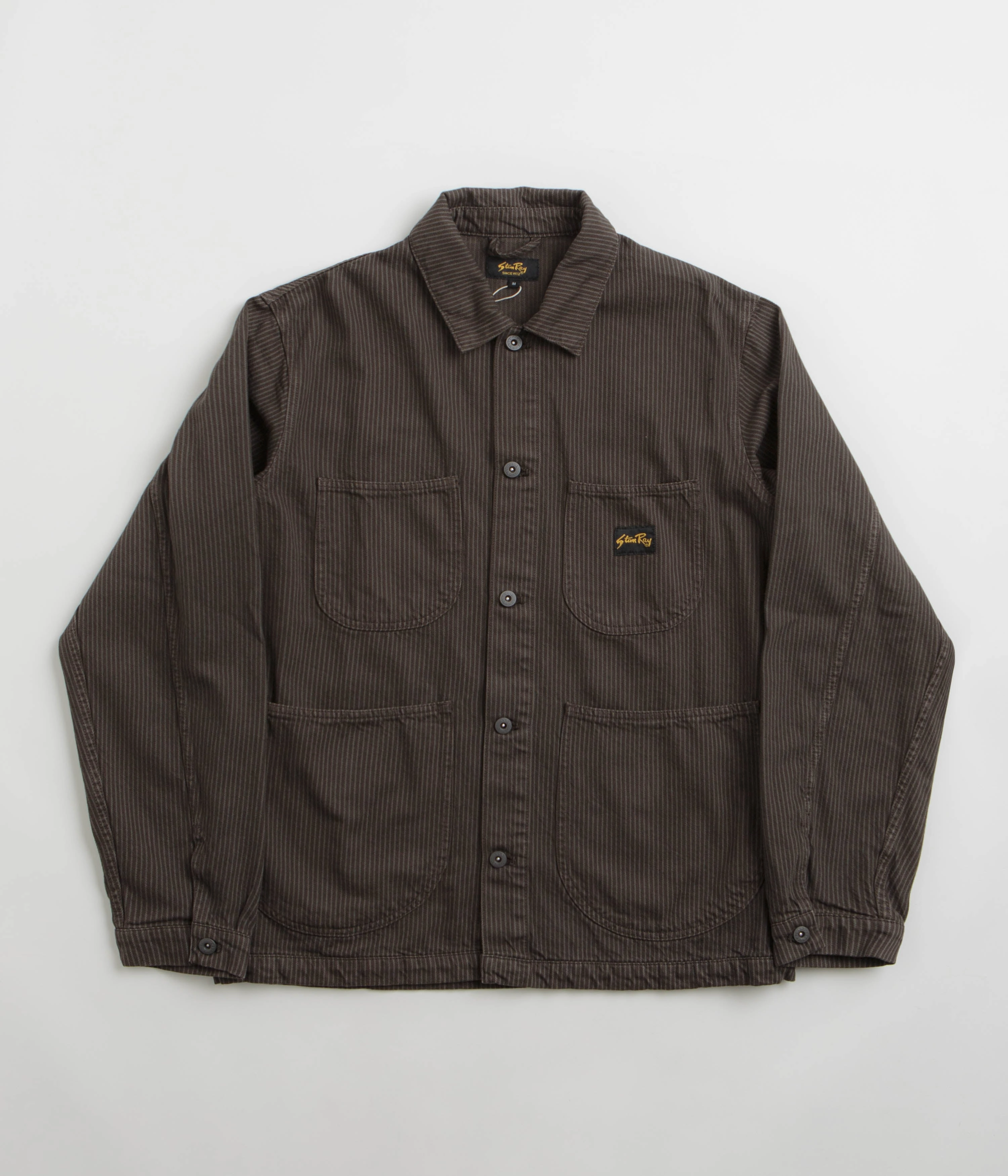 Stan Ray Coverall Jacket - Overdyed Charcoal Hickory adults