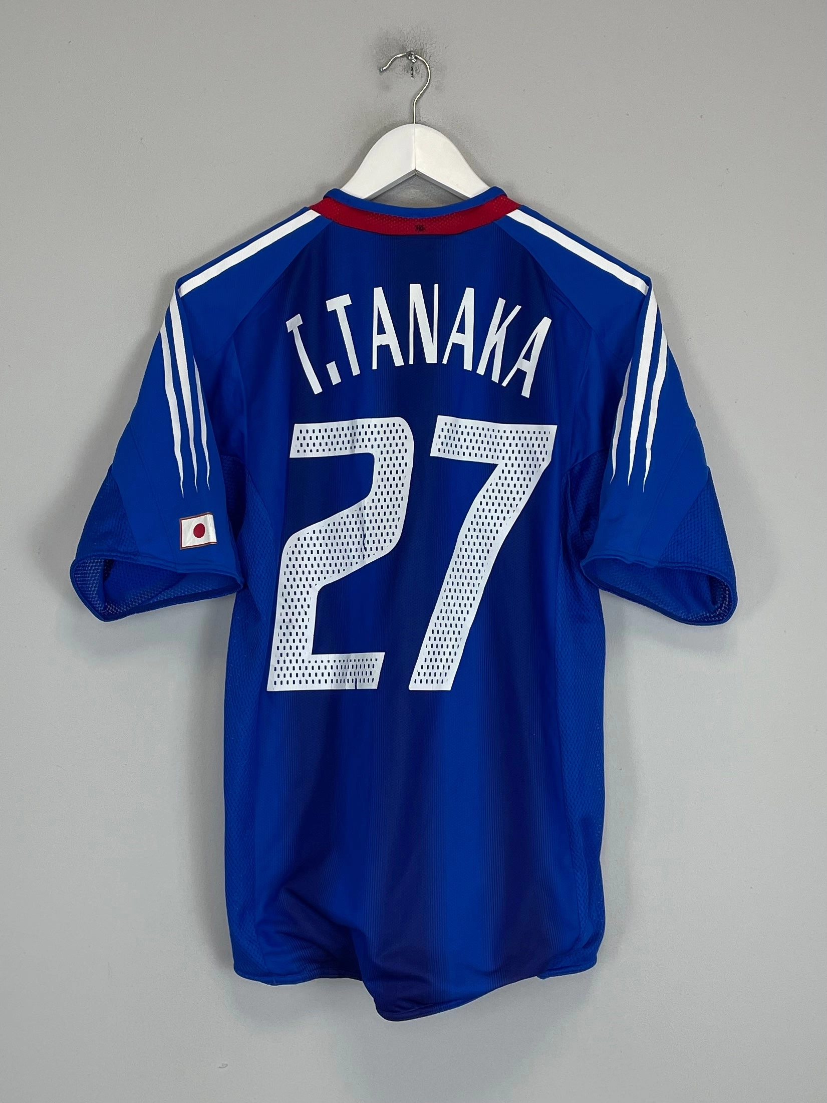 2004/05 JAPAN T.TANAKA #27 *PLAYER ISSUE* HOME SHIRT (S) ADIDAS Compression Support Panels Perfect Motion