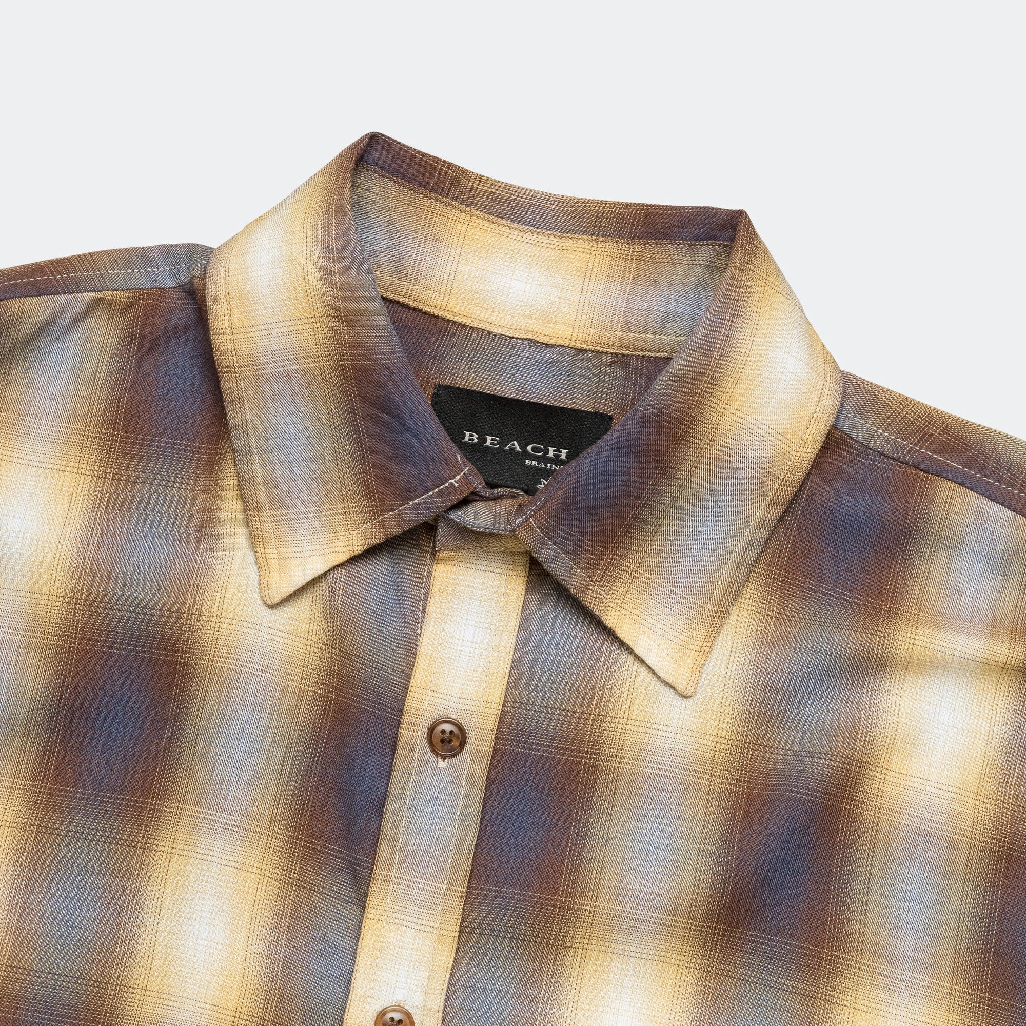 Textured Finish Big LS Shirt - Sun Plaid