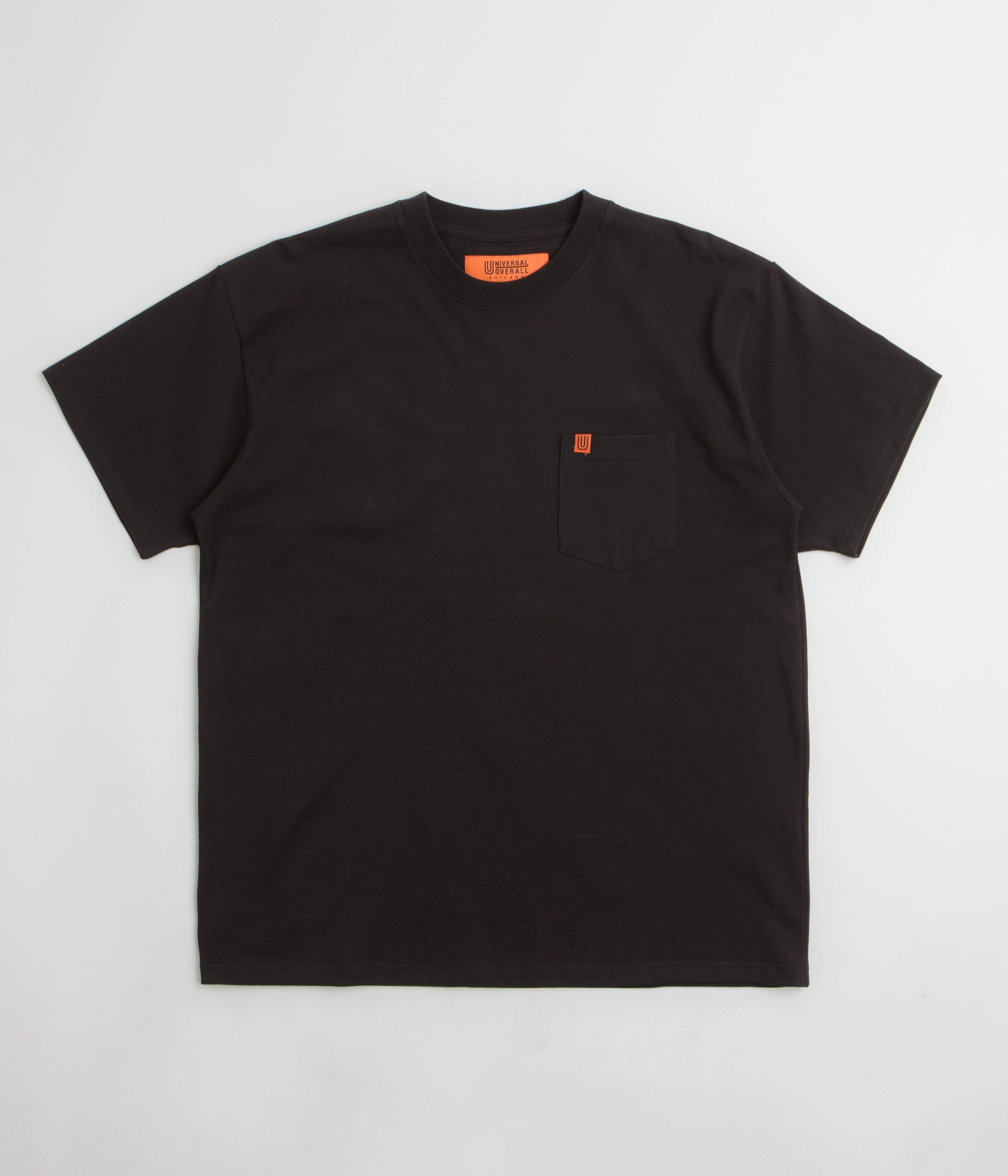 Universal Overall Pocket T-Shirt - Black Anti Pill Surface