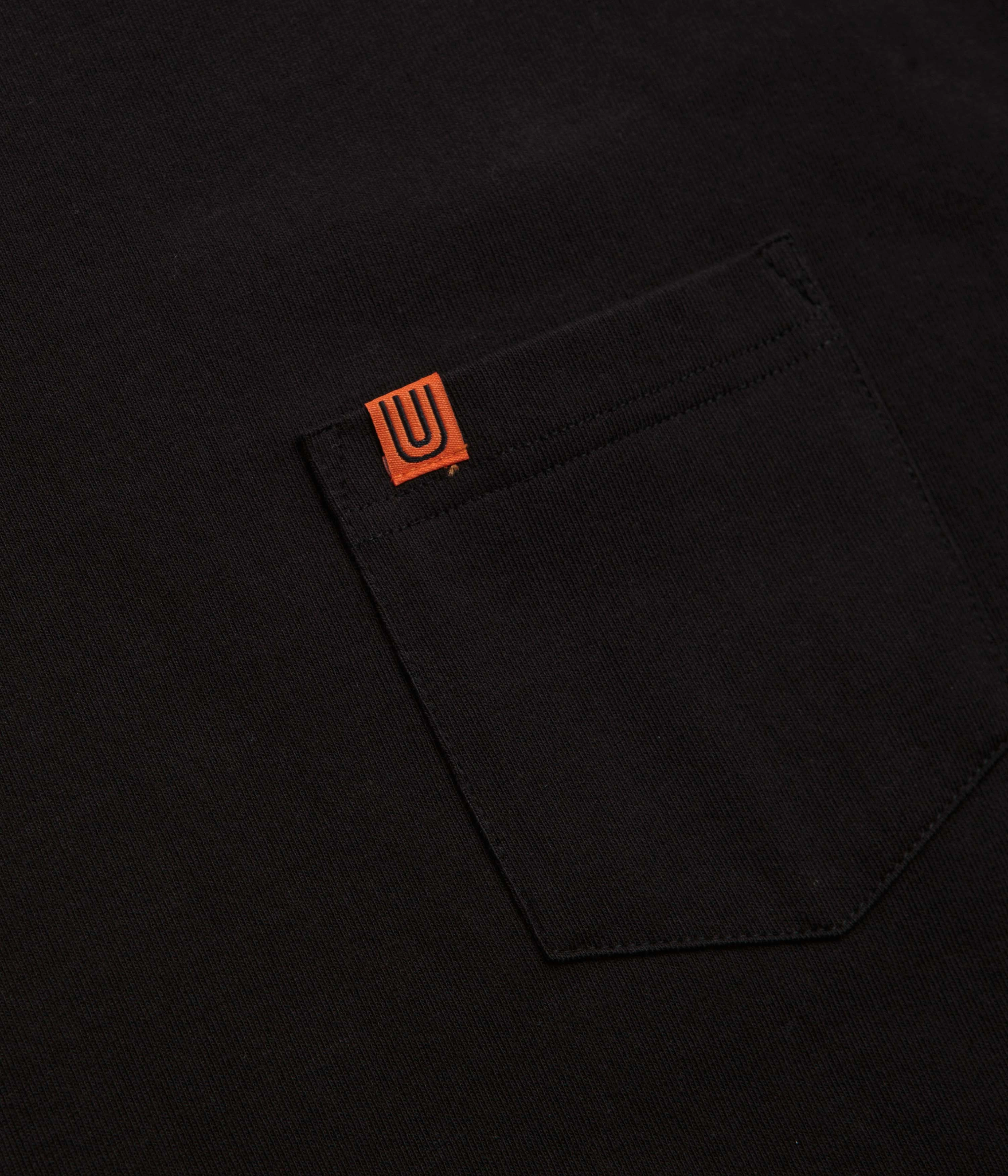 Water Based Ink Print Easter Universal Overall Pocket T-Shirt - Black