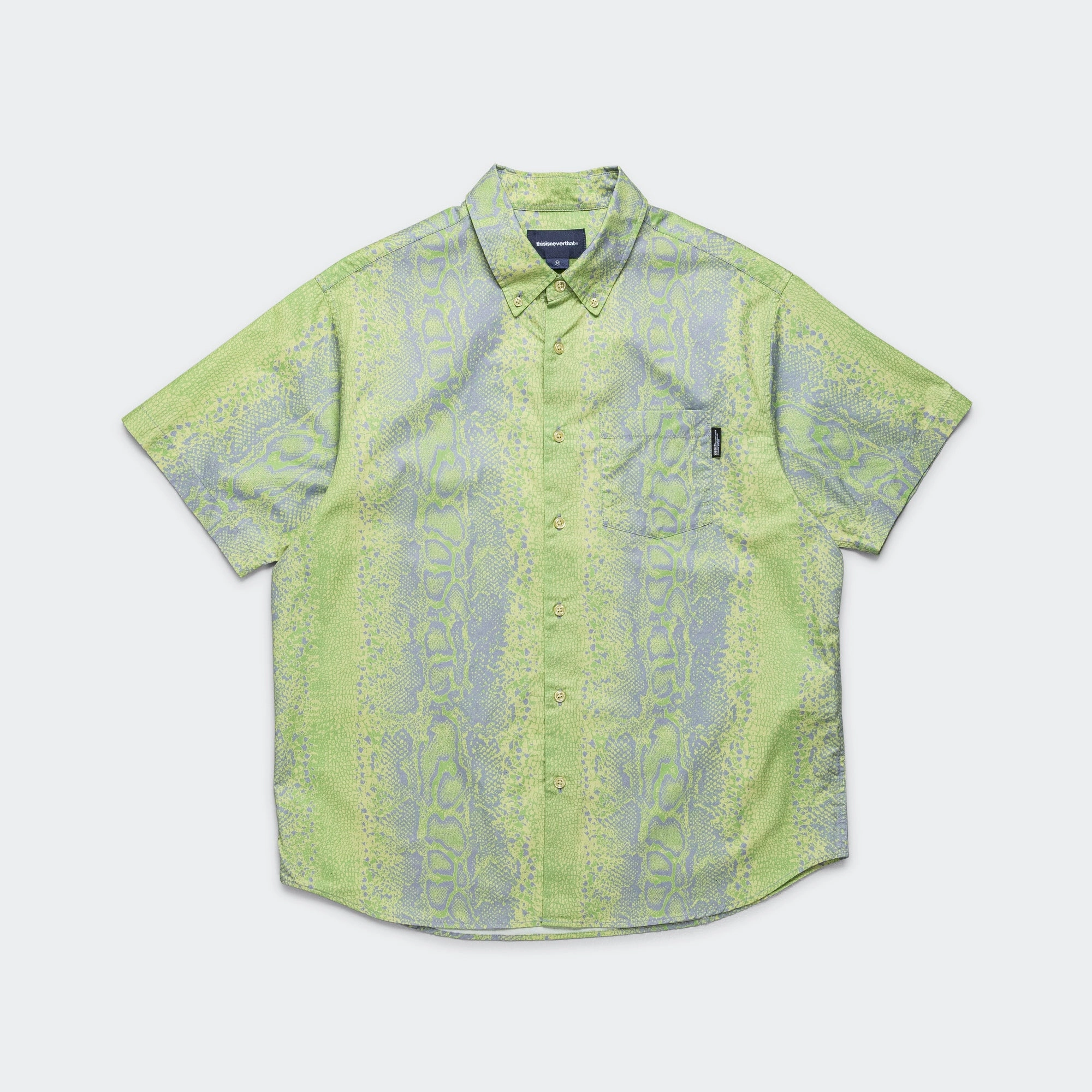 Python SS Shirt - Light Green Ergonomic Back Panel Stretch Material