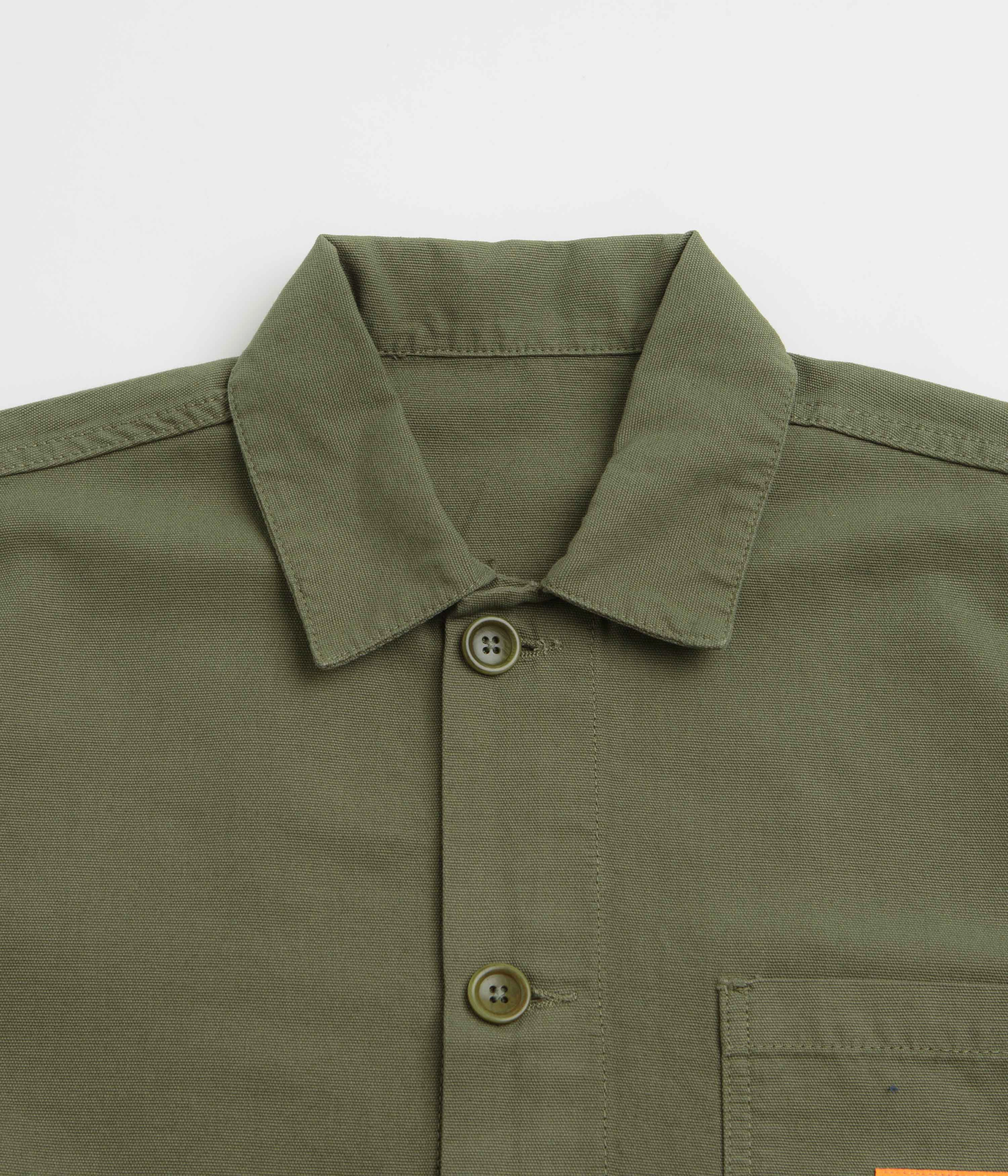 Winter Fashion Service Works Canvas Chore Shirt - Olive