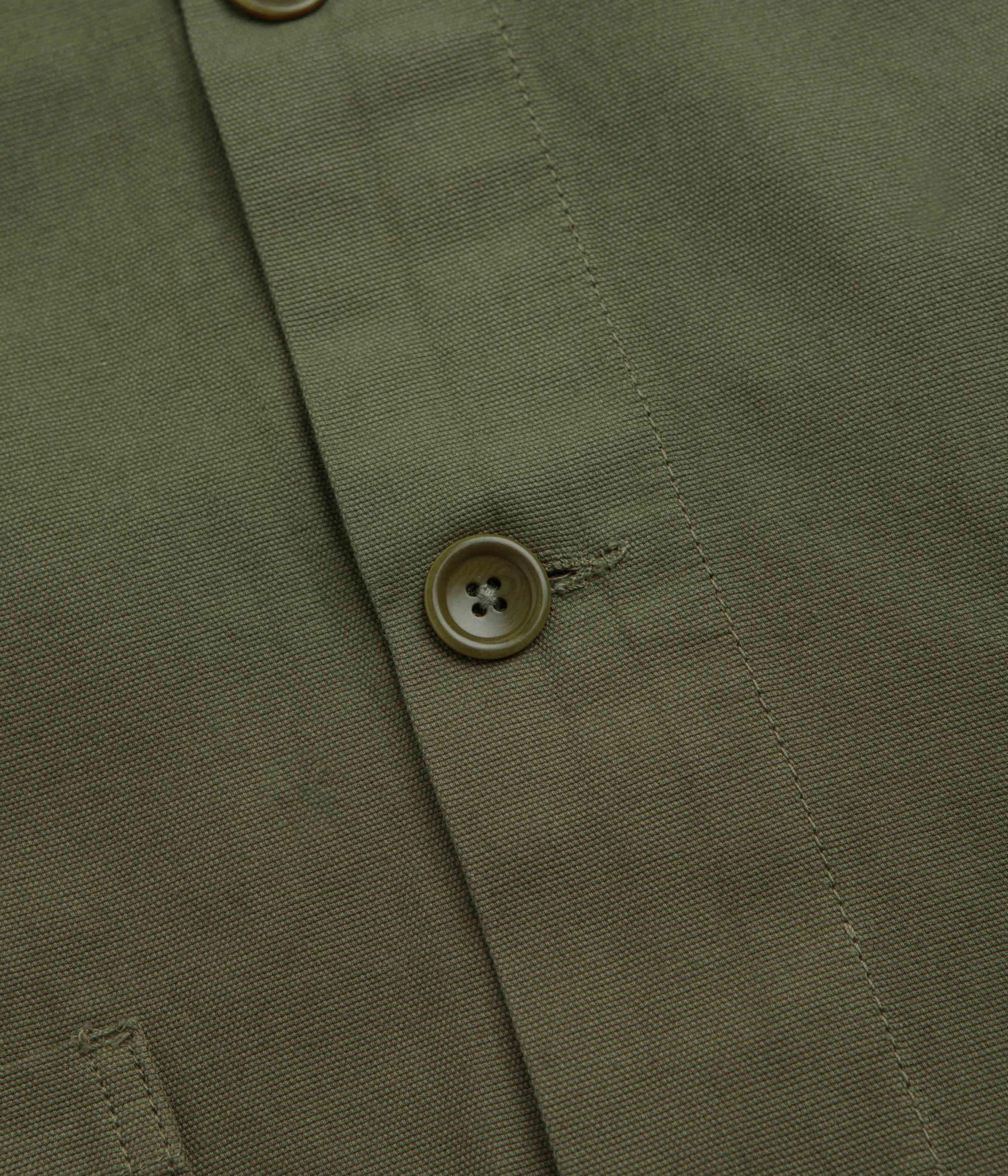 Service Works Canvas Chore Shirt - Olive Multi Functional Pockets