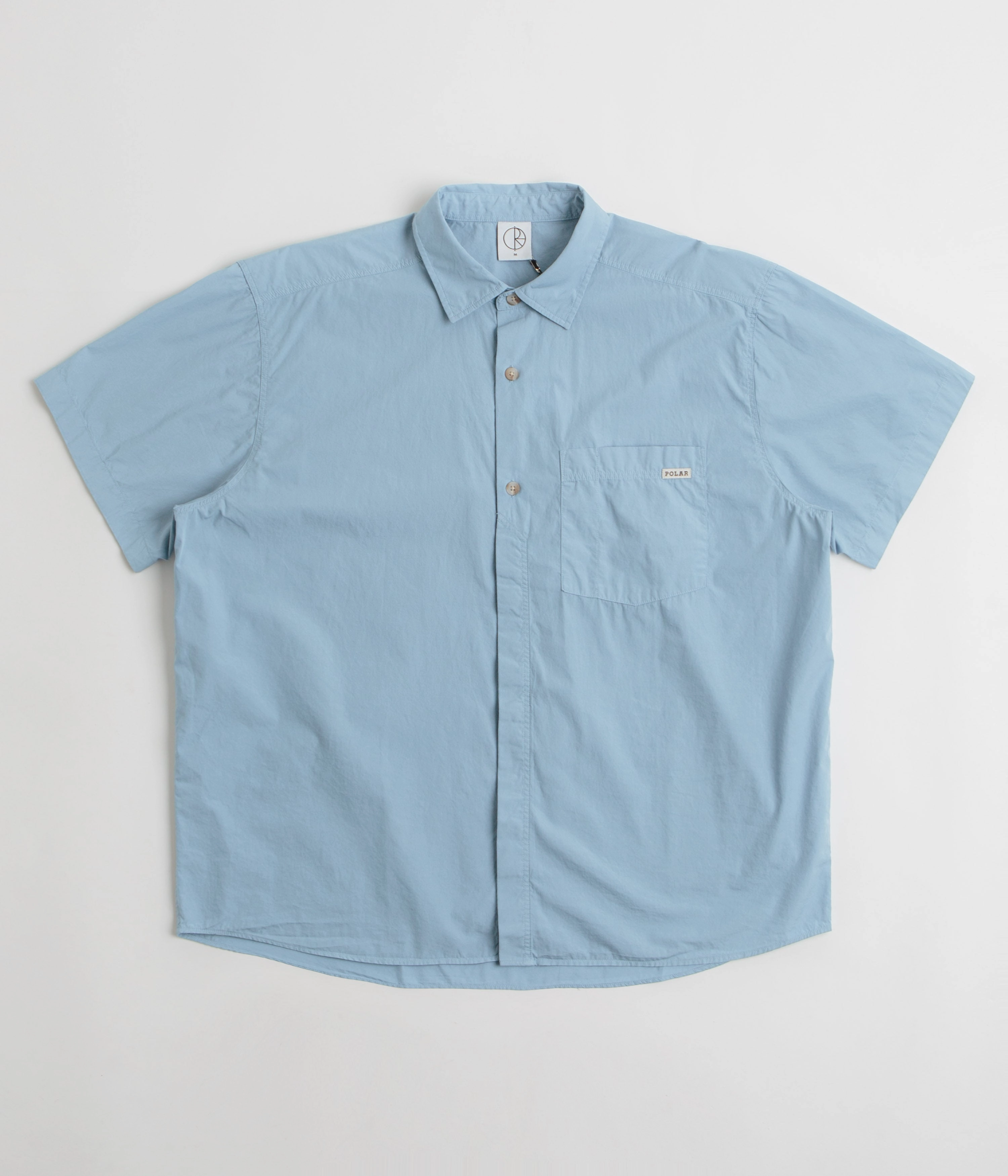 Versatile Styling Errand Ready Polar Mitch Short Sleeve Shirt - Dove Blue