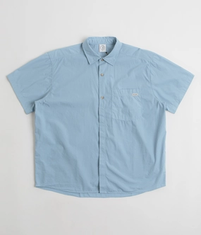 Versatile Styling Errand Ready Polar Mitch Short Sleeve Shirt - Dove Blue
