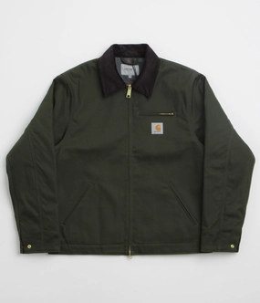 Carhartt Detroit Jacket - Olive / Black Rigid Eco-friendly