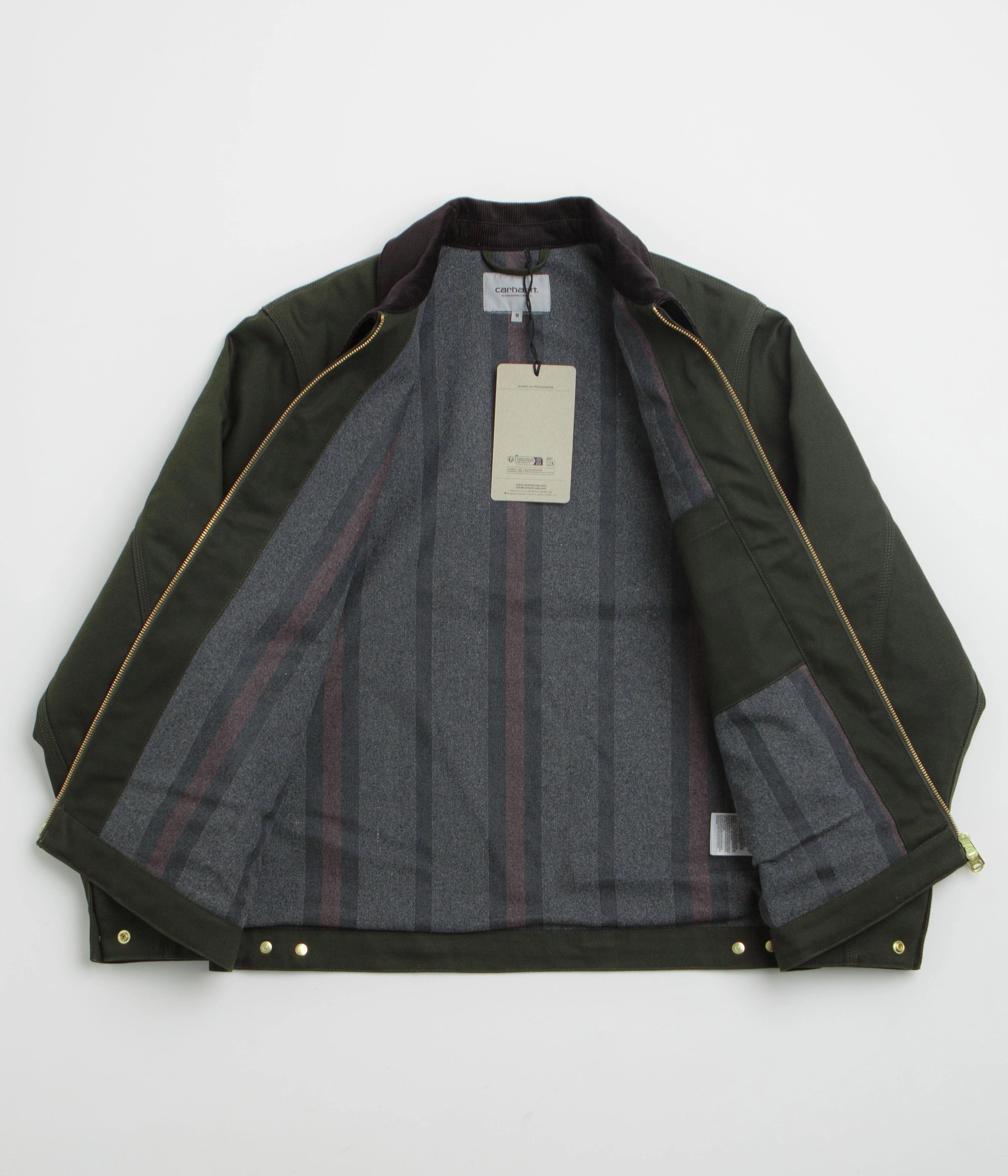 Carhartt Detroit Jacket - Olive / Black Rigid Road Trip