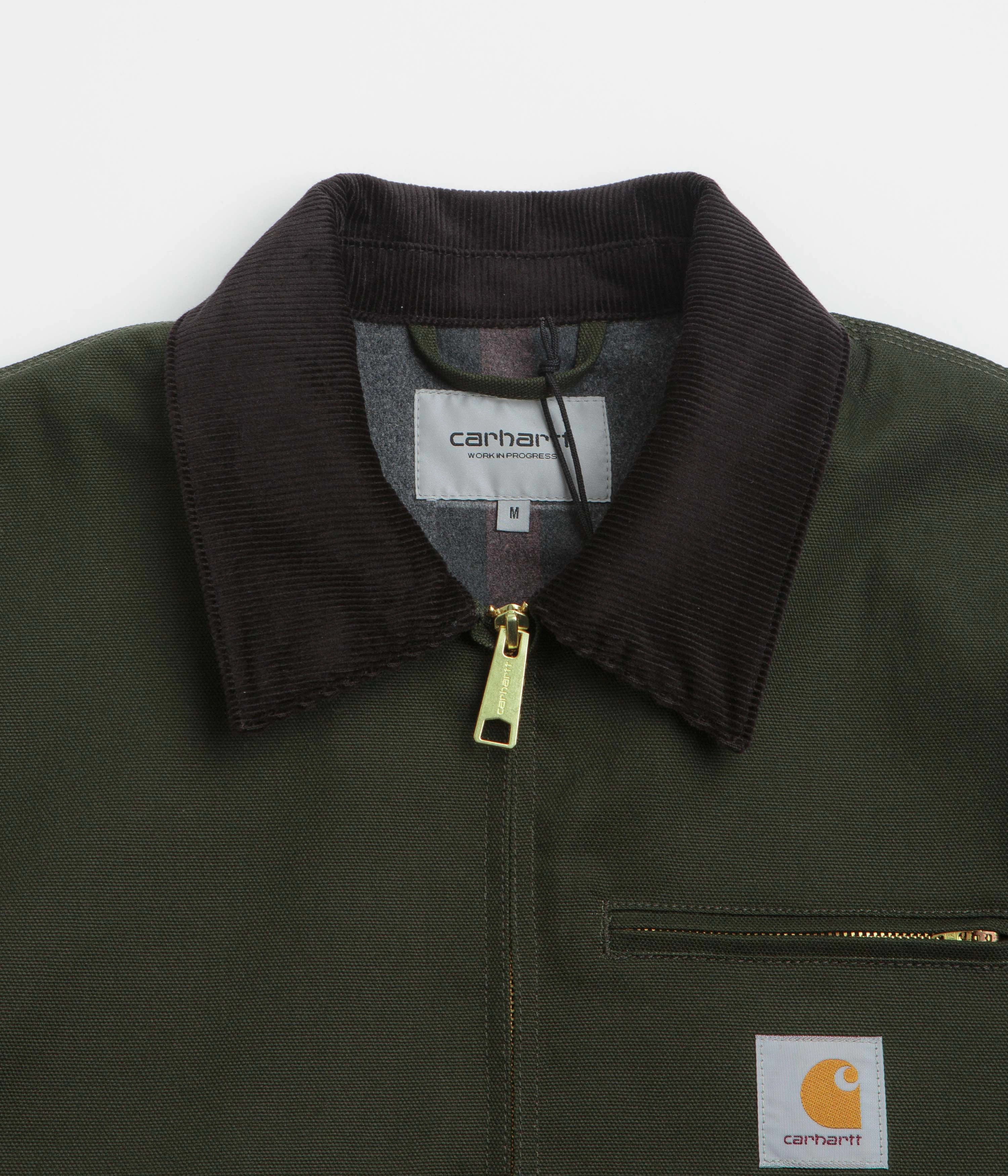 Core Warmth Abrasion Resistant Finish Carhartt Detroit Jacket - Olive / Black Rigid