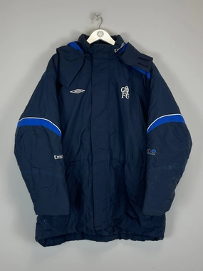 Collectible 2001/02 CHELSEA BENCH COAT (L) UMBRO