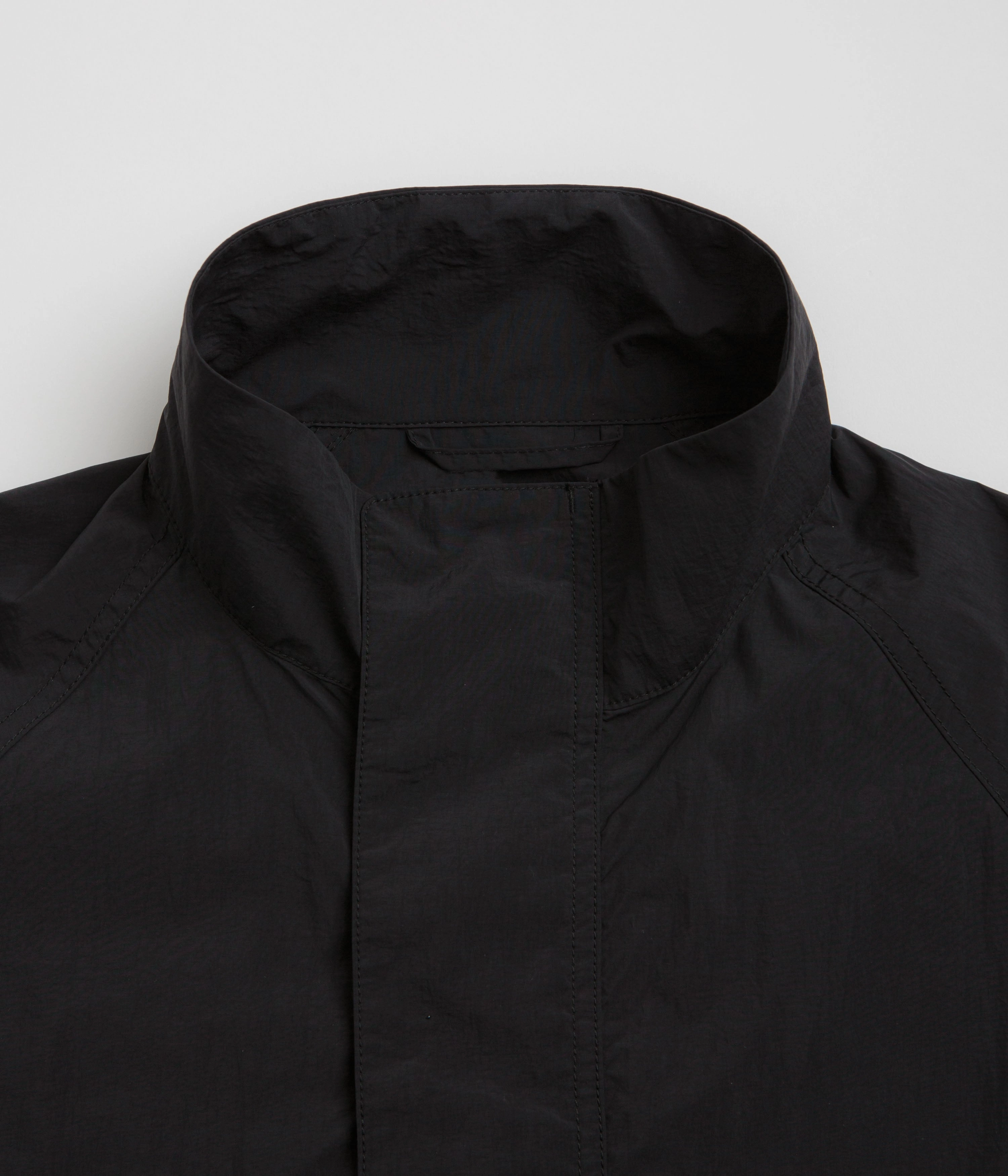 Magnetism Sleek Outerwear Snow Peak Nylon Tussah Anorak - Black