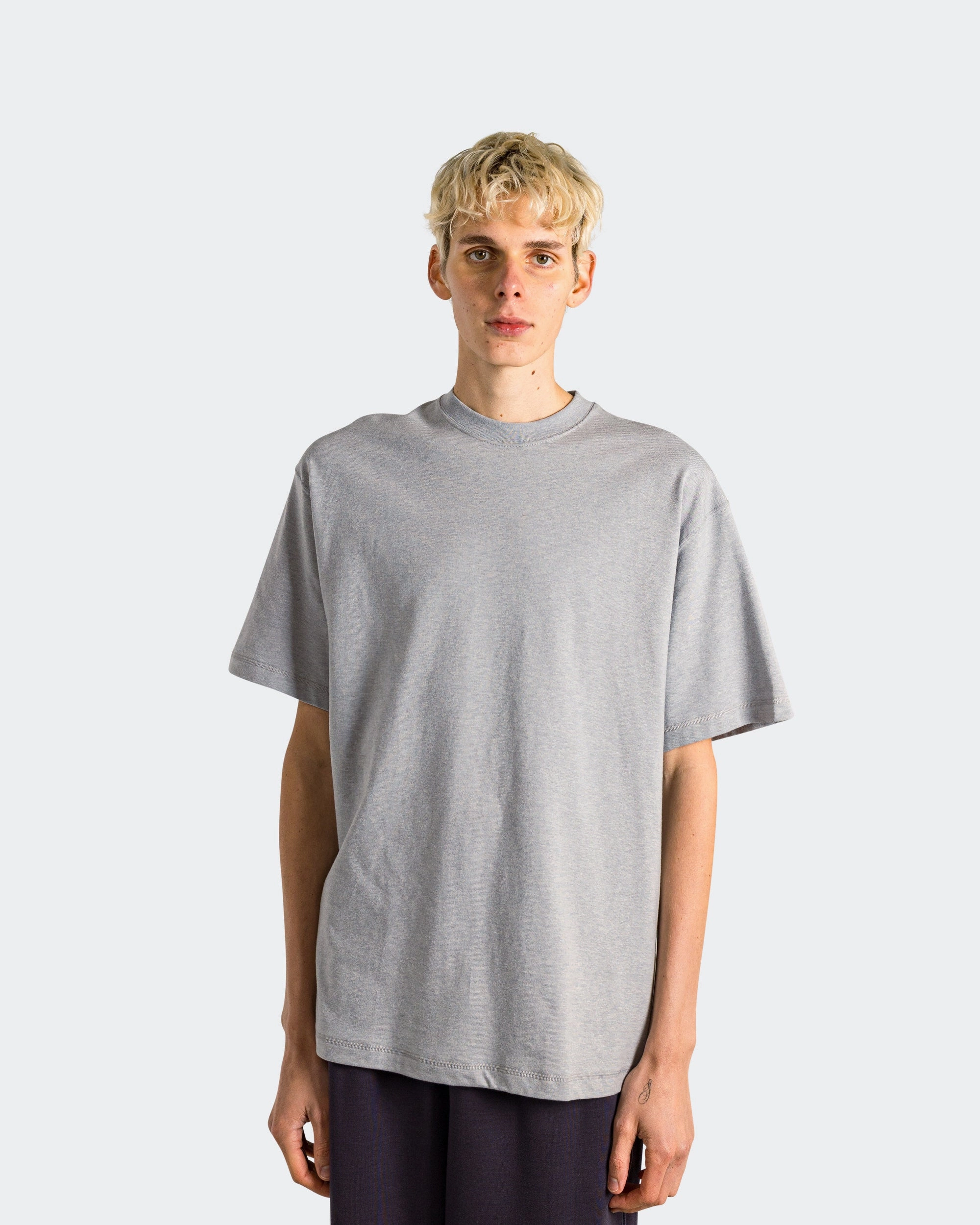 Biodegradable Textile Wool Classics SS Tee - Matte Silver