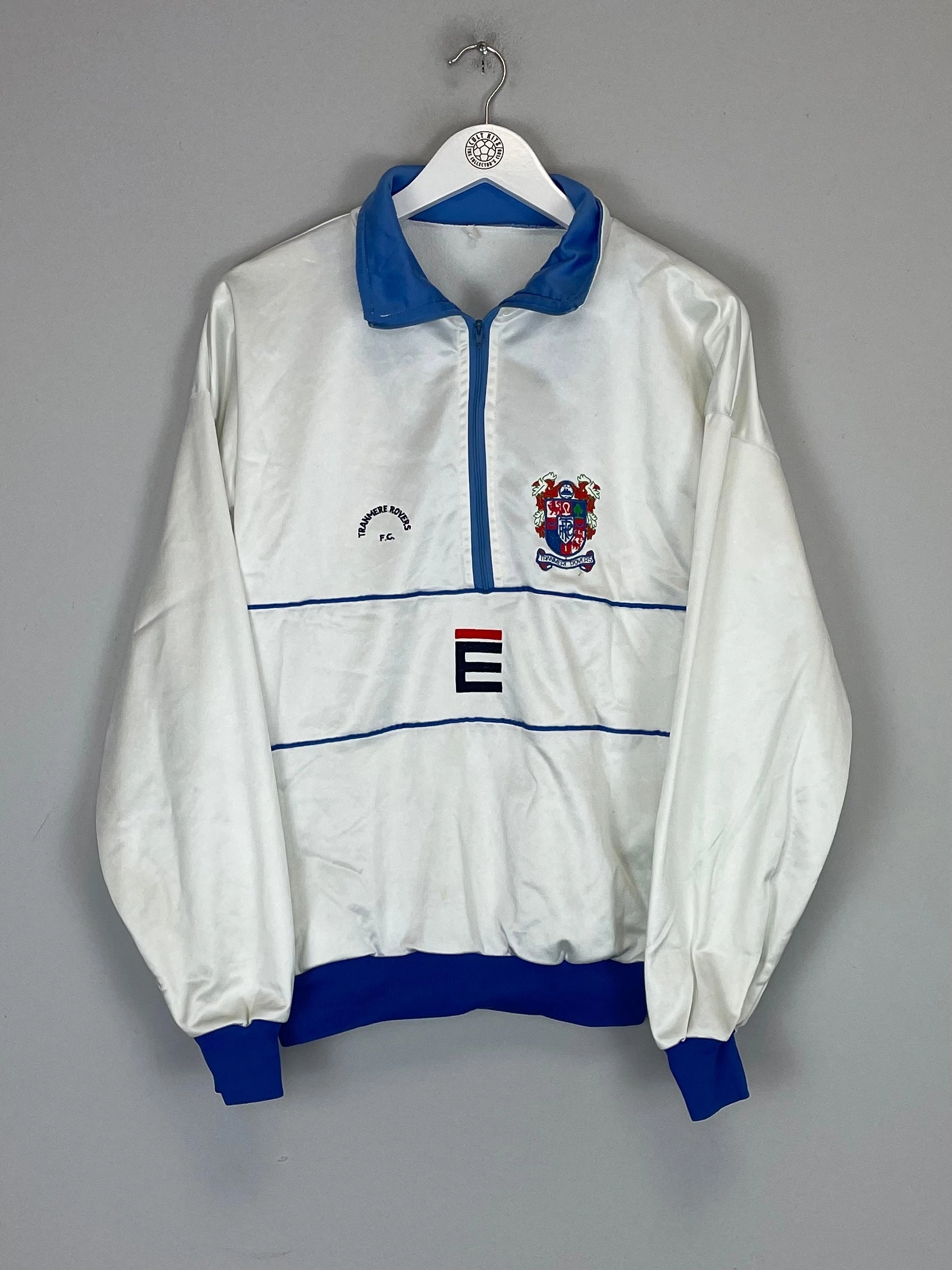 1991/93 TRANMERE ROVERS 1/2 ZIP TRACK JACKET (M) EN-S Wrinkle recovery