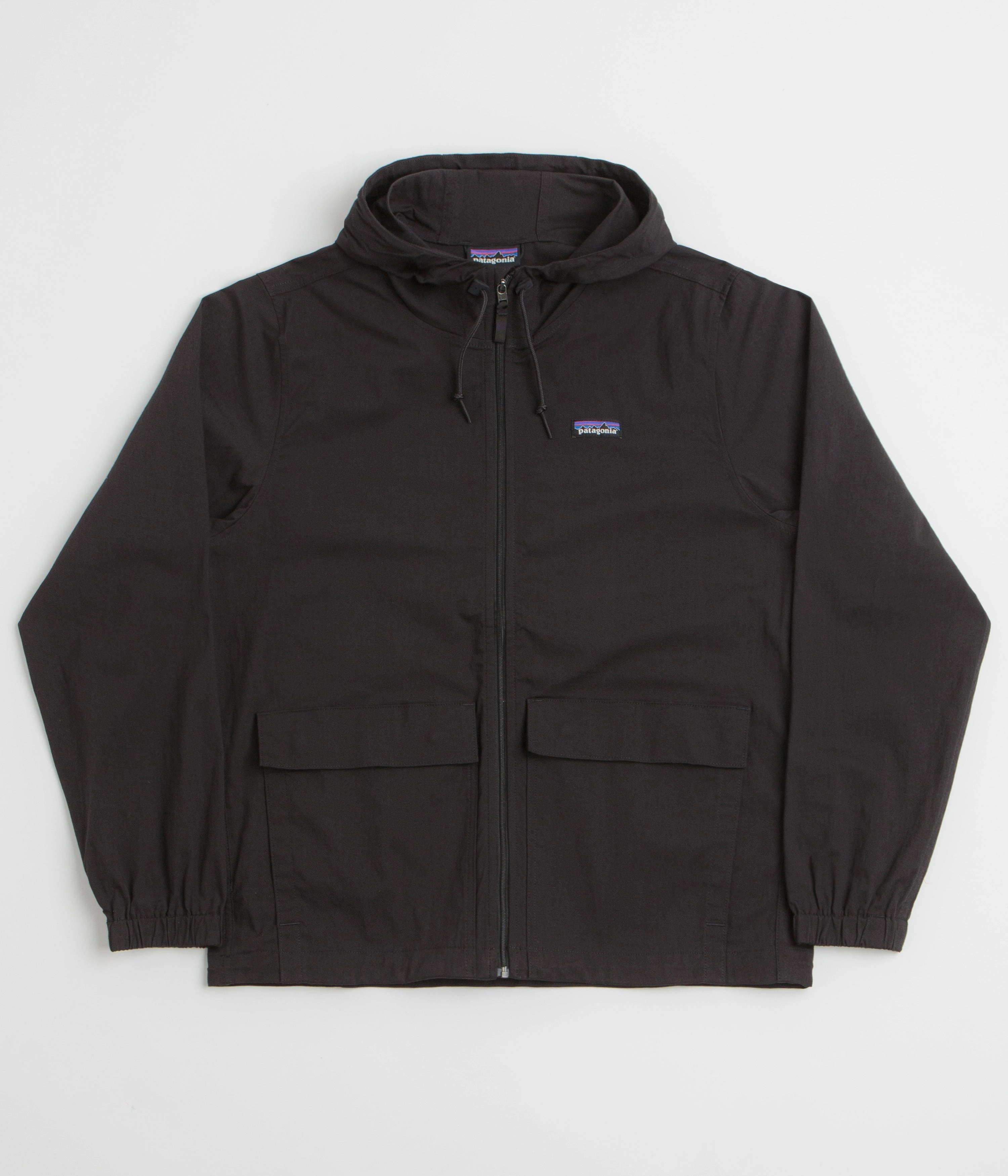 Graphic Design Patagonia Nomader Hoodie Jacket - Black