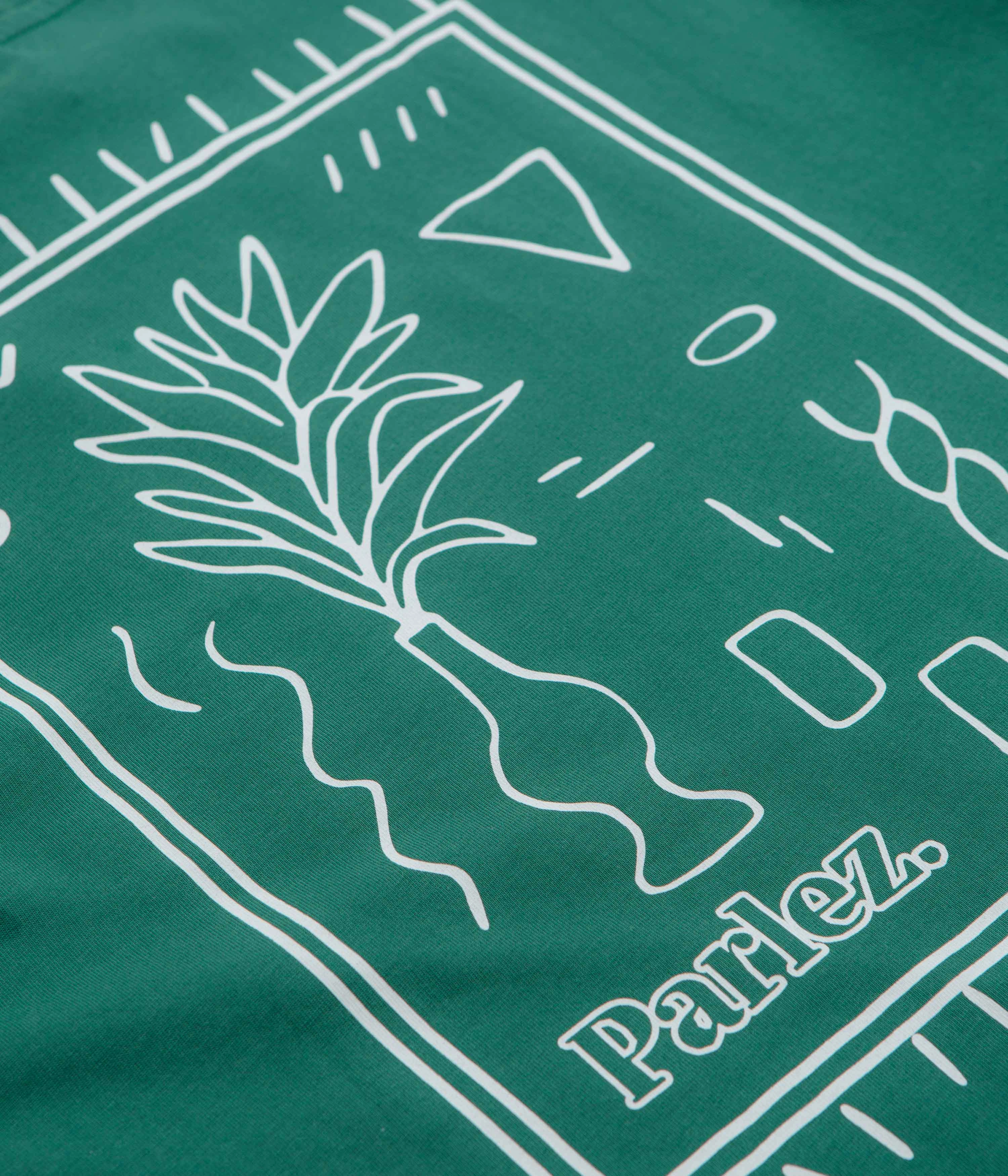 Parlez Almitas T-Shirt - Pacific Green Relaxed Armhole Cut Elegant